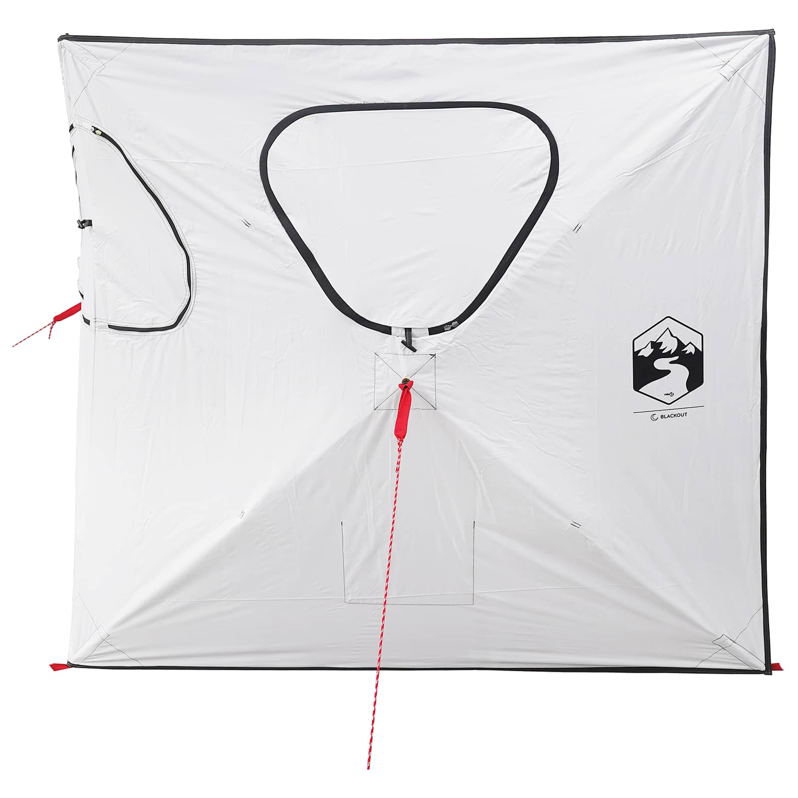 Huntingzelt 145 x 145 x 150 cm Weiß Blackout