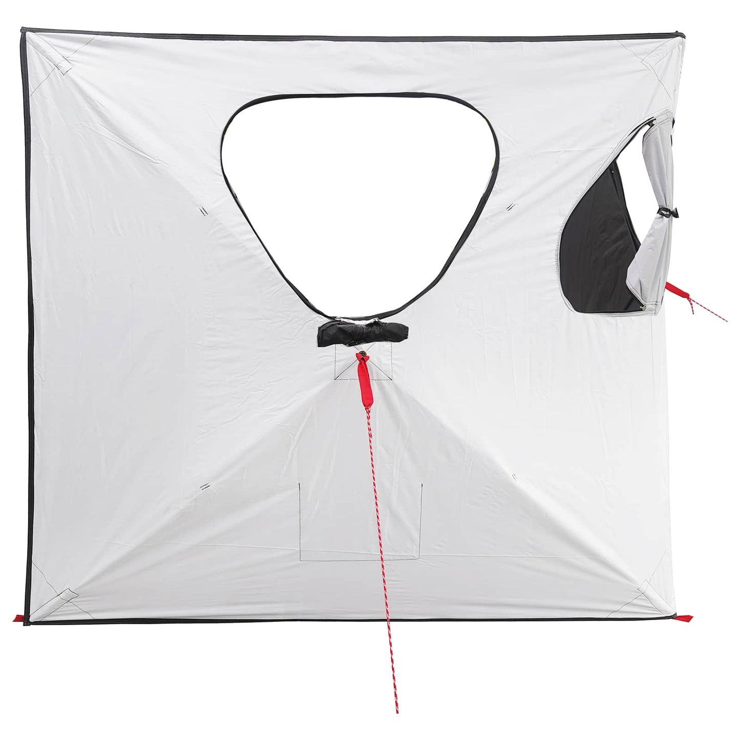 Huntingzelt 145 x 145 x 150 cm Weiß Blackout