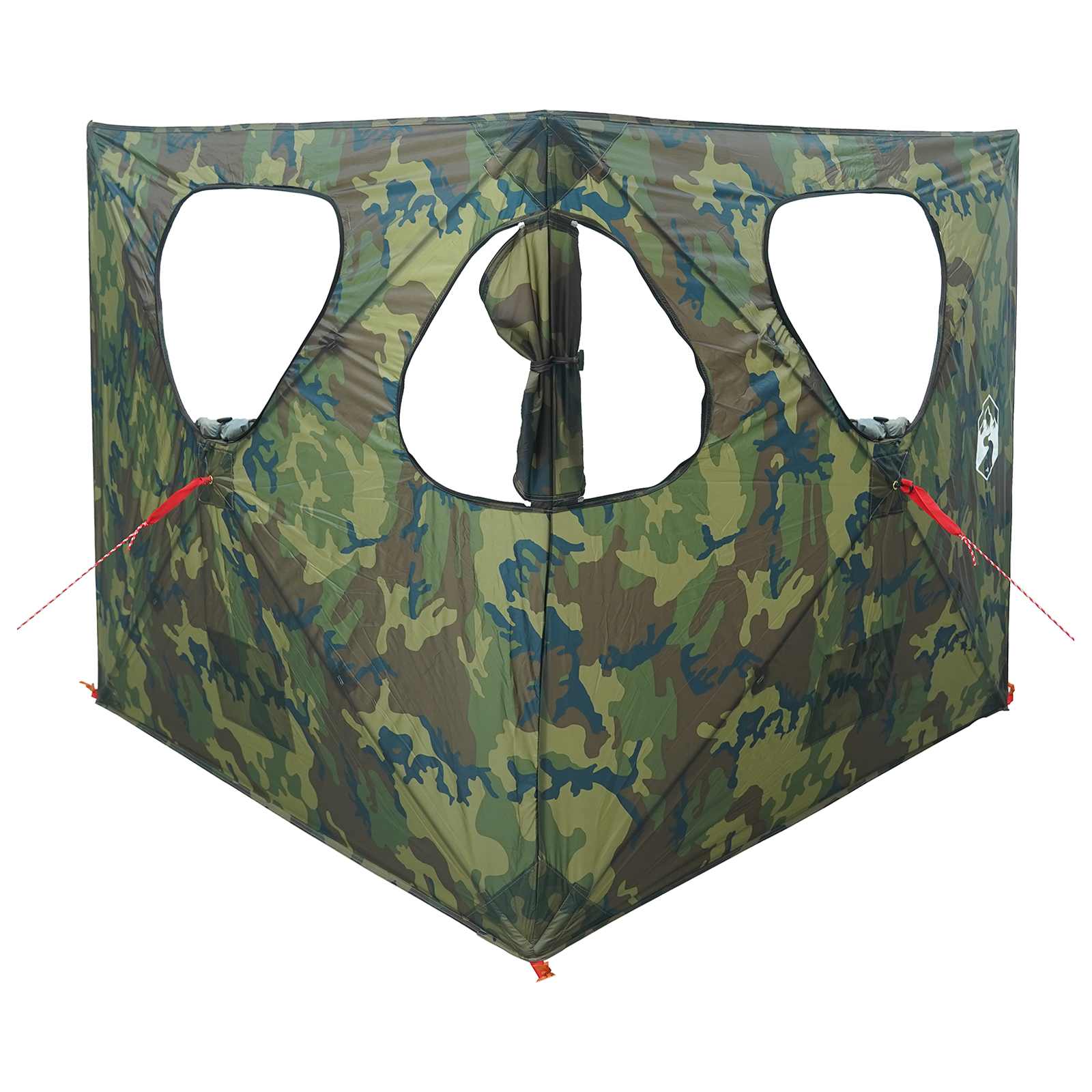 Huntingzelt 145 x 145 x 150 cm Tarnung Polyester und Stahl