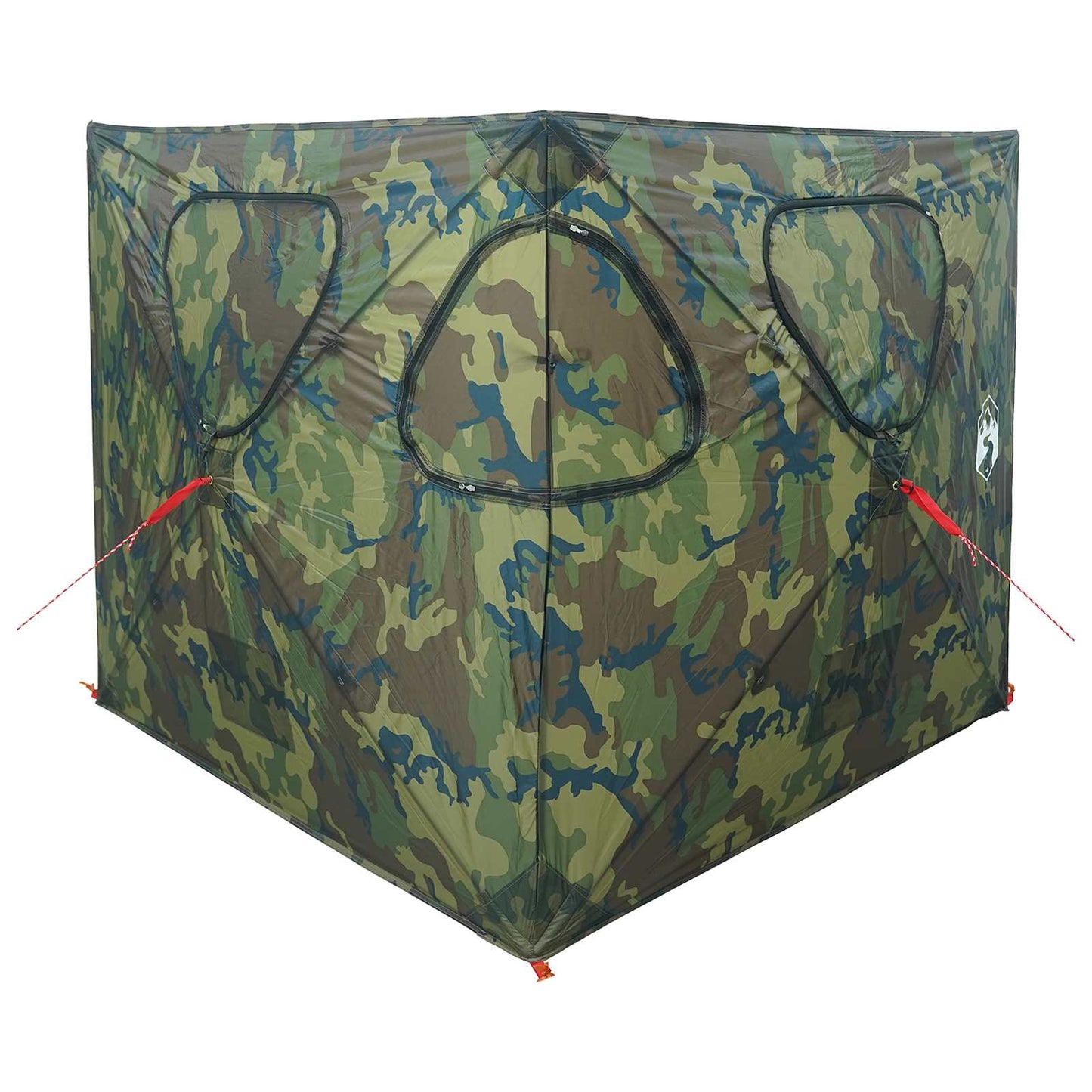 Huntingzelt 145 x 145 x 150 cm Tarnung Polyester und Stahl