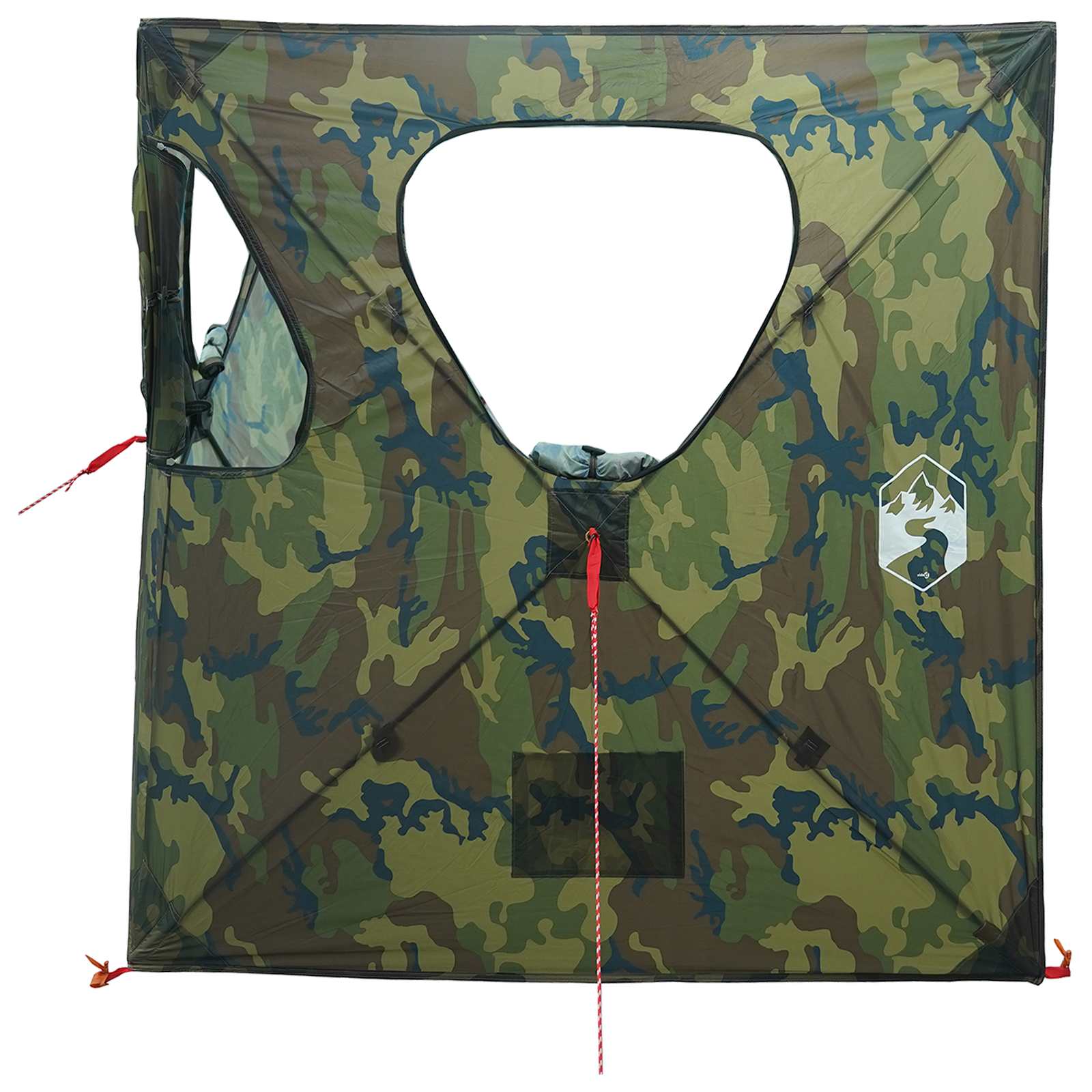 Huntingzelt 145 x 145 x 150 cm Tarnung Polyester und Stahl