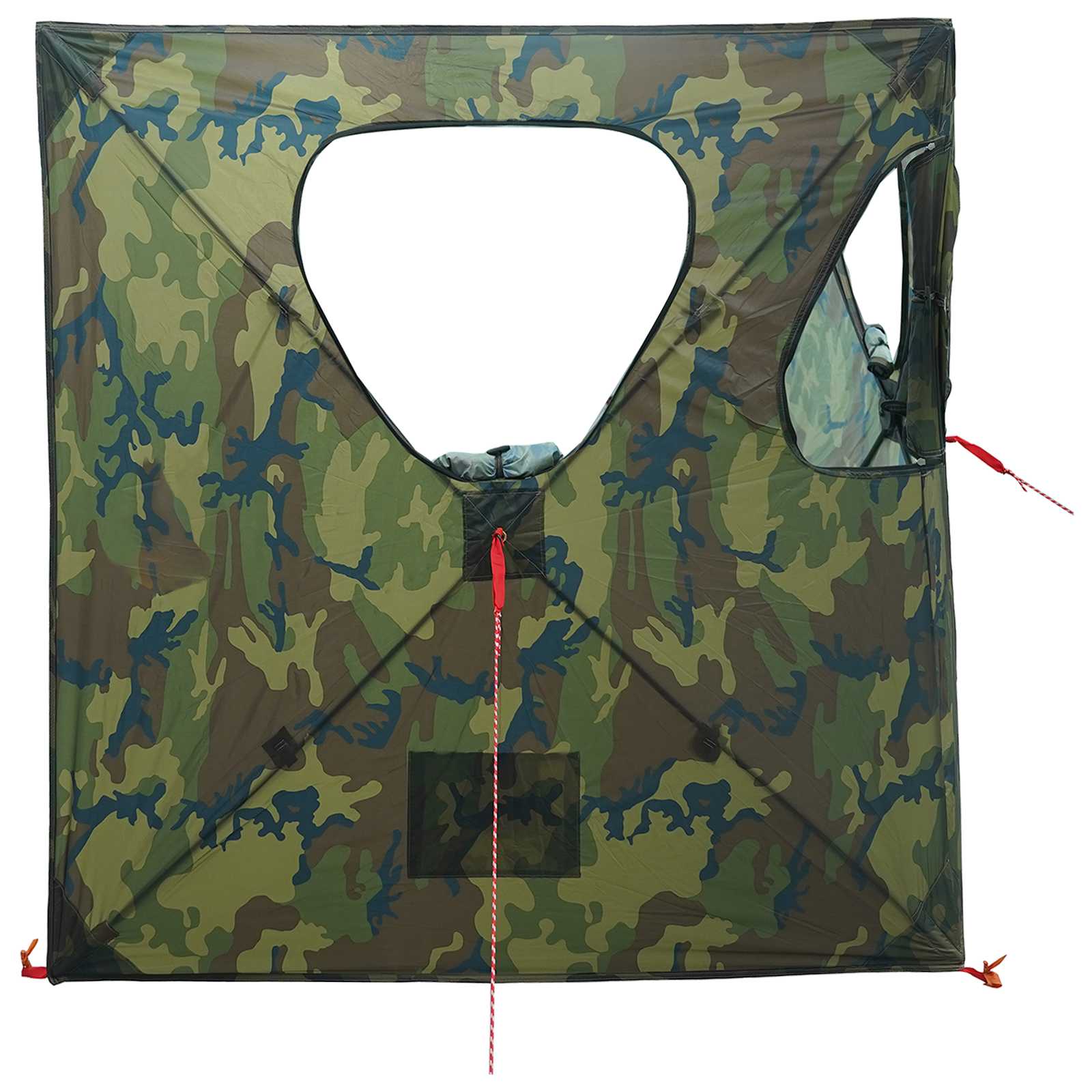 Huntingzelt 145 x 145 x 150 cm Tarnung Polyester und Stahl
