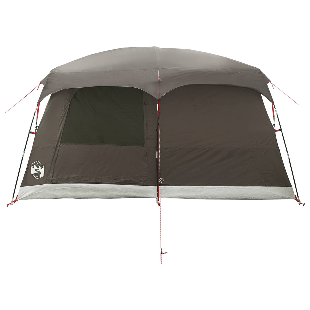 Familienzelt 5 Personen Braun Grau Polyester