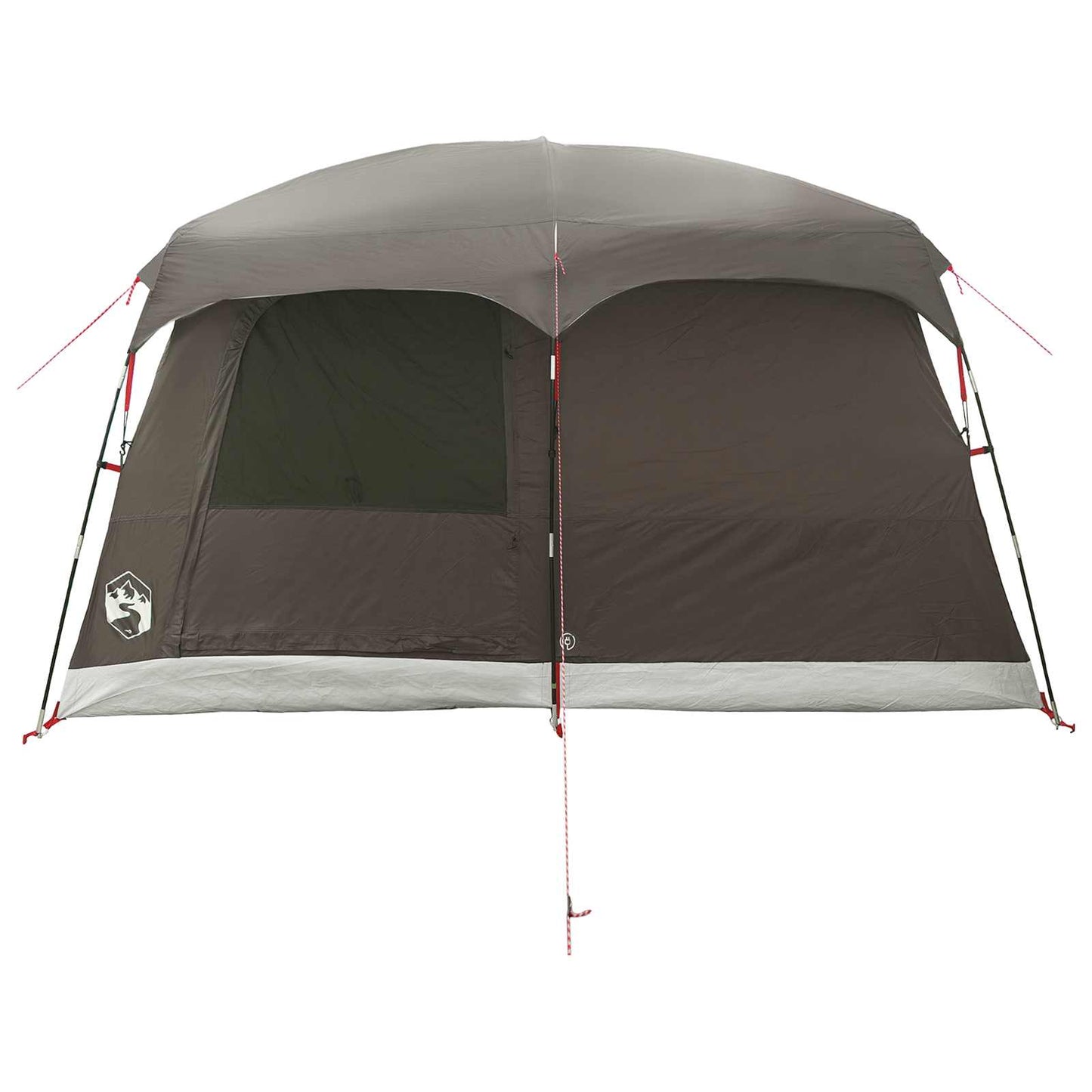 Familienzelt 8 Personen Braun Grau Polyester