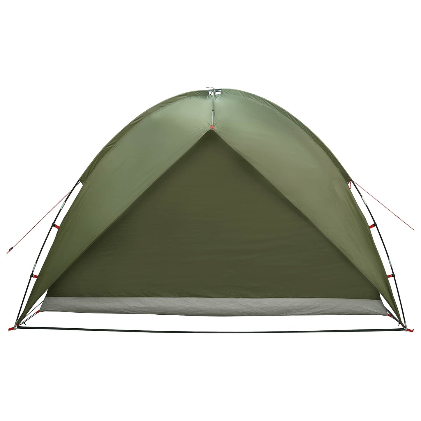 Campingzelt mit Regenhaube wasserdicht 4 Personen Olivgrün