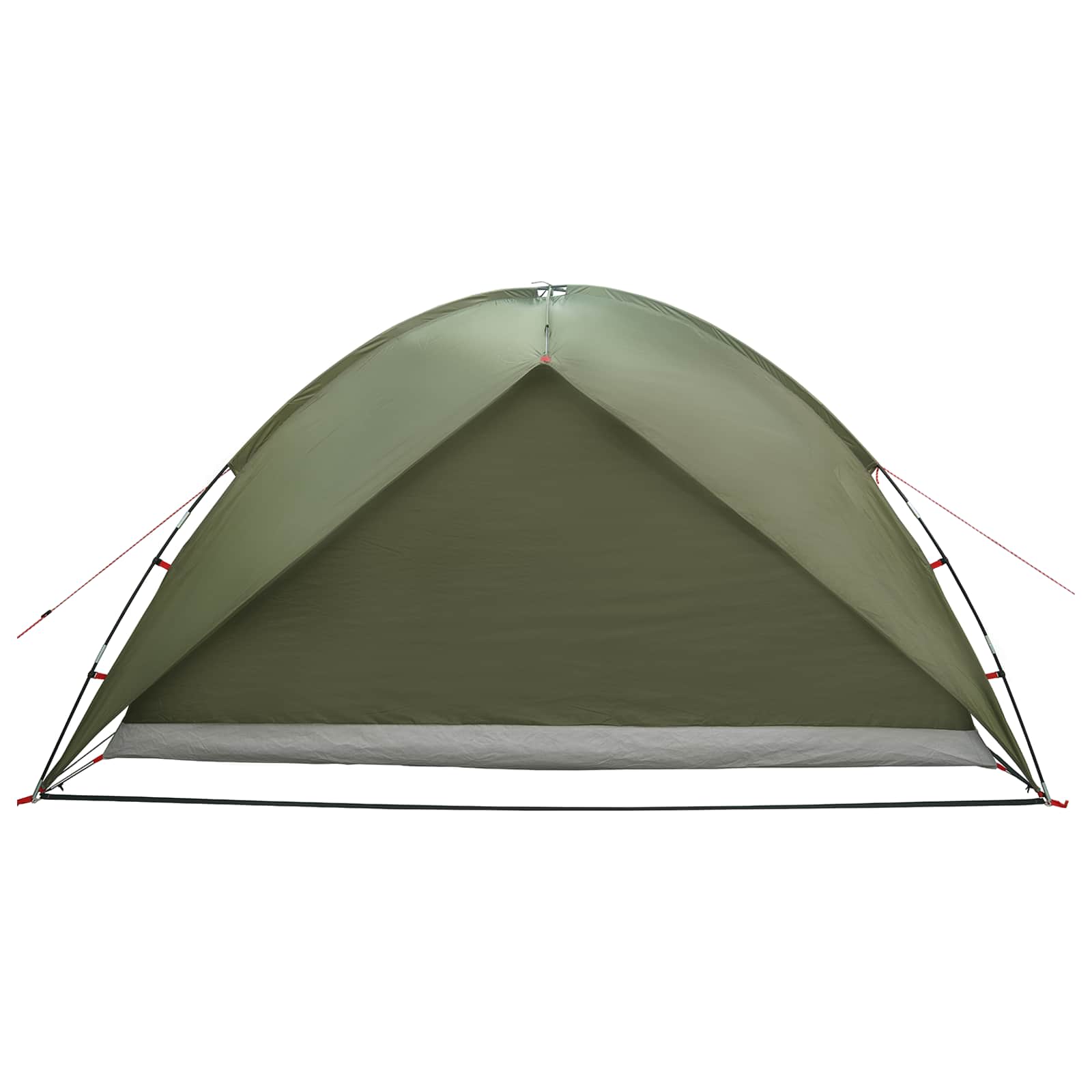Campingzelt mit Regenhaube wasserdicht 4 Personen Olivgrün