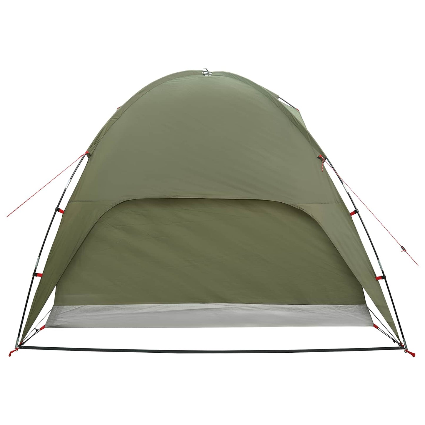 Campingzelt mit Regenhaube wasserdicht 4 Personen Olivgrün