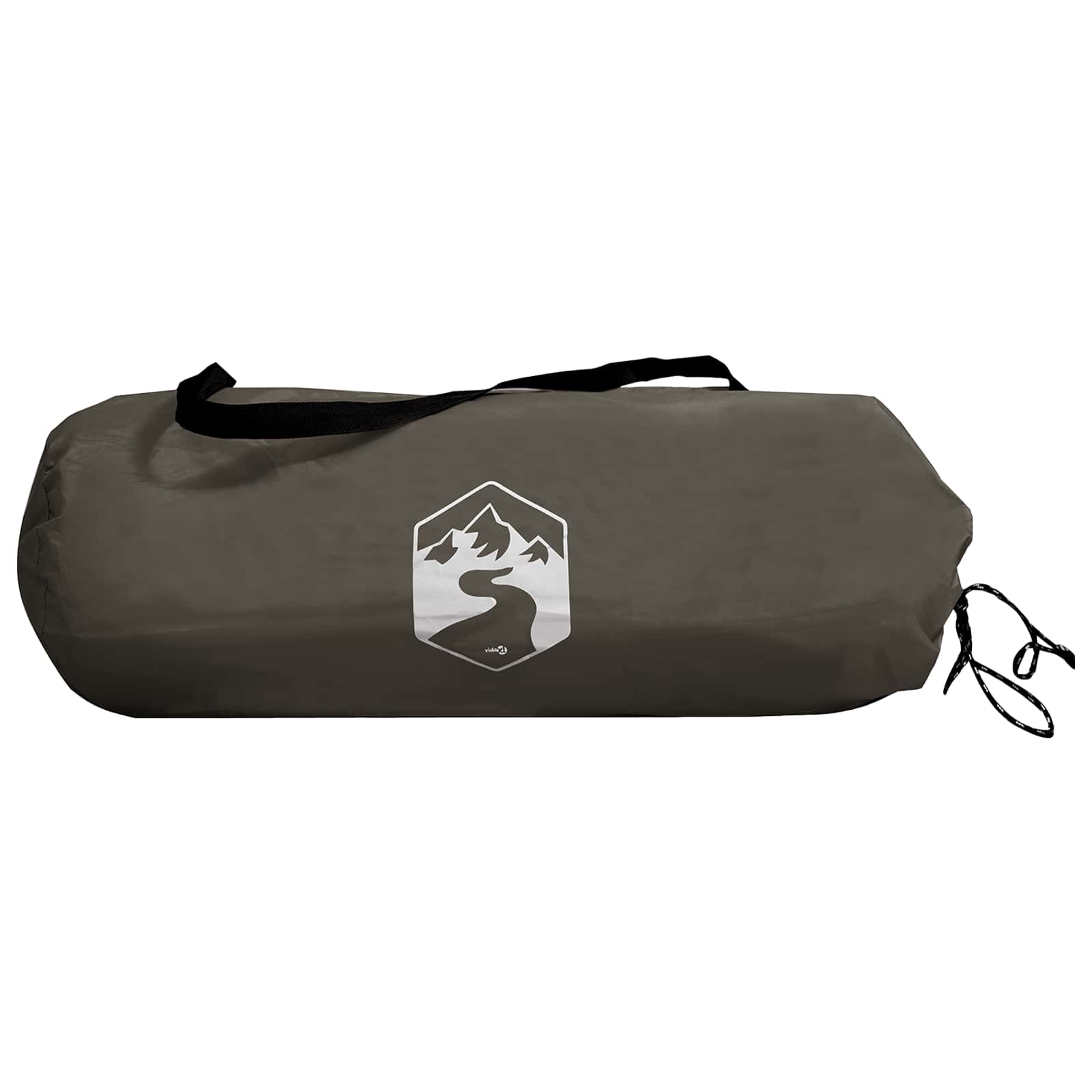 Camping-Tarp mit Netzwänden 270 x 210 x 210 cm Braun Grau