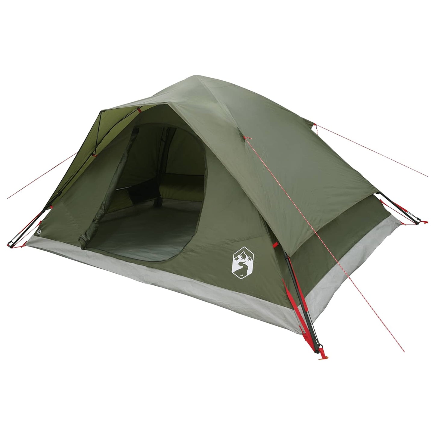 Sofort Zelt Olive Grün 305 x 215 x 140 cm Polyester und Stahl