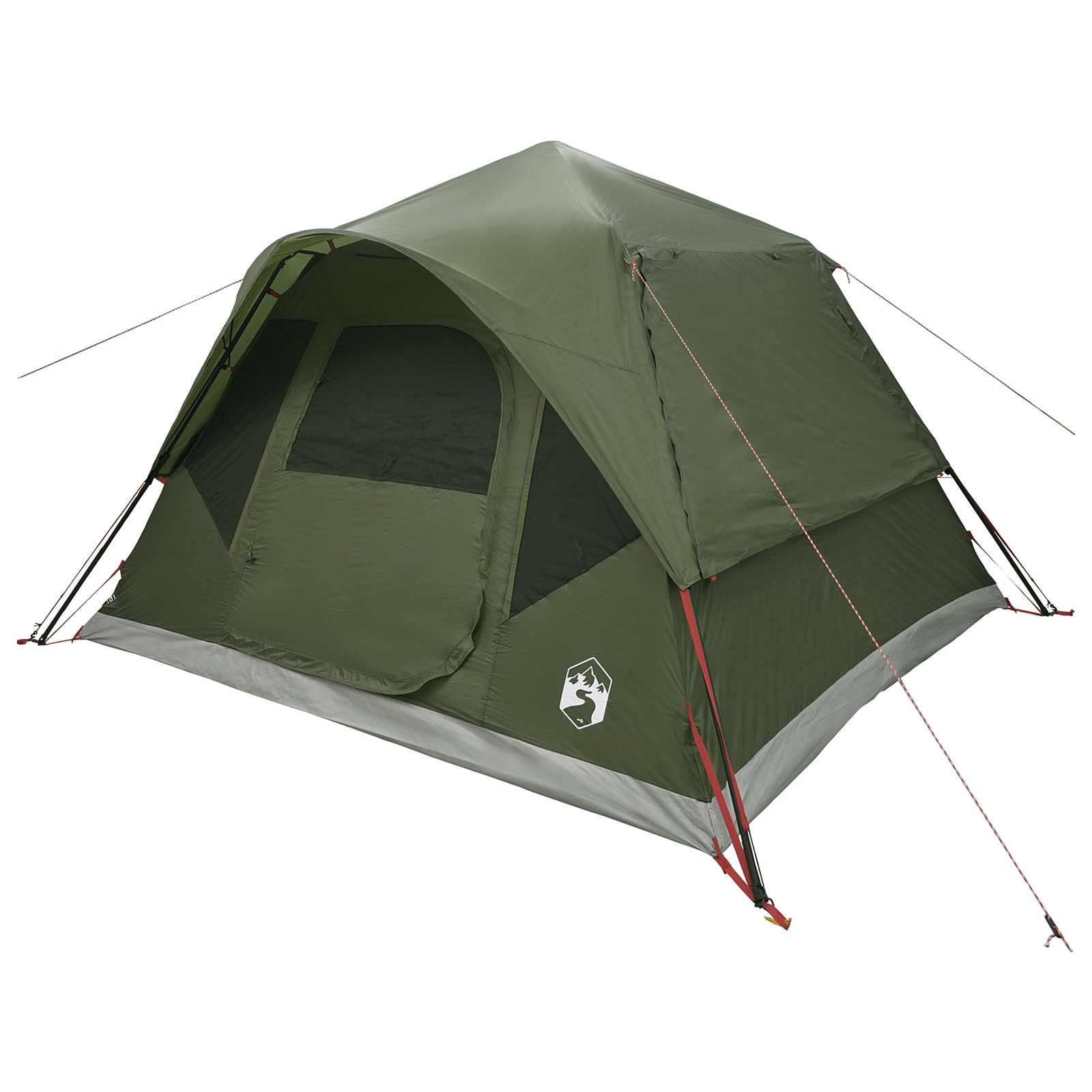 Sofort Zelt Olive Grün 305 x 275 x 190 cm Polyester und Stahl