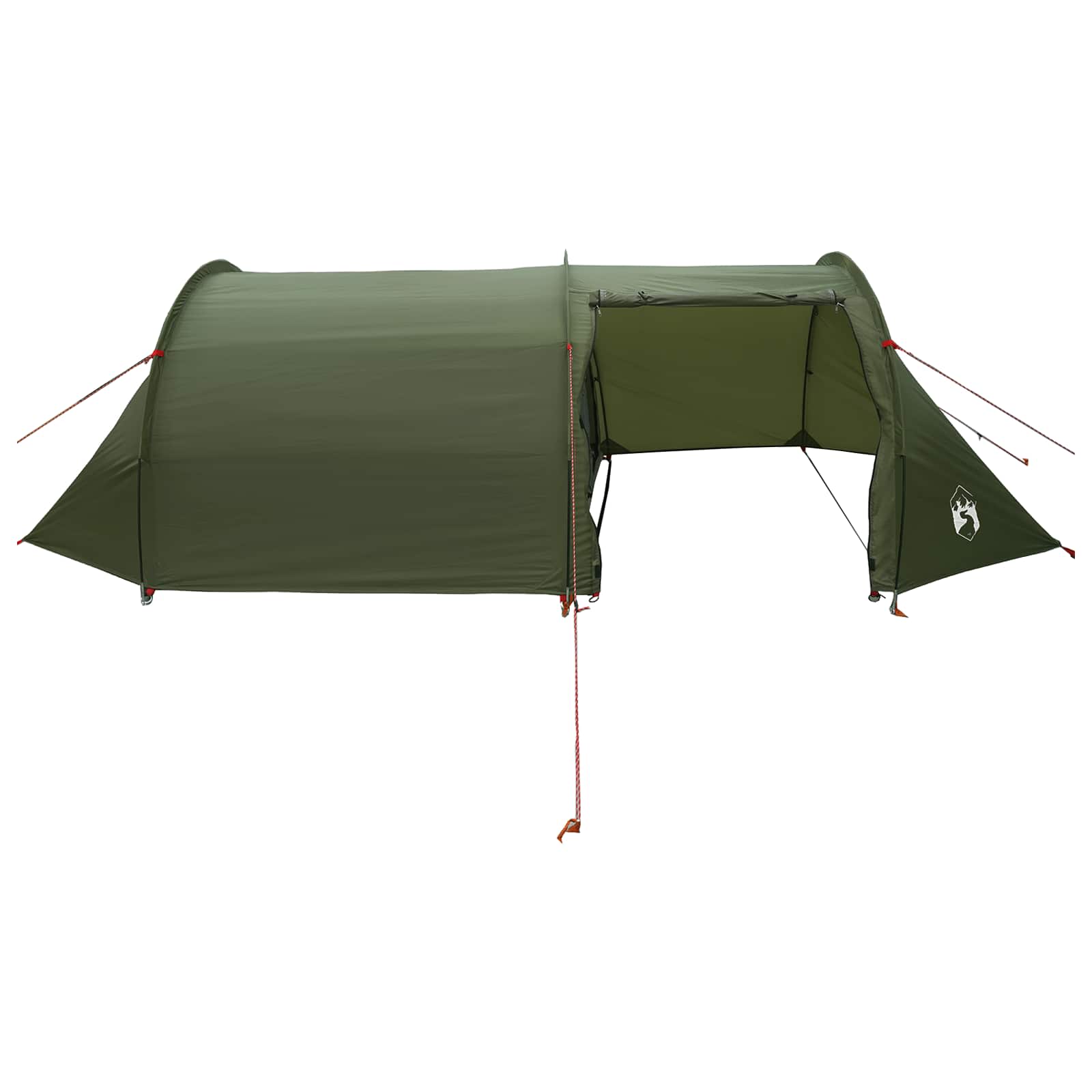 Tunnelzelt 410 x 175 x 105 cm Olivgrün Polyester und Stahl