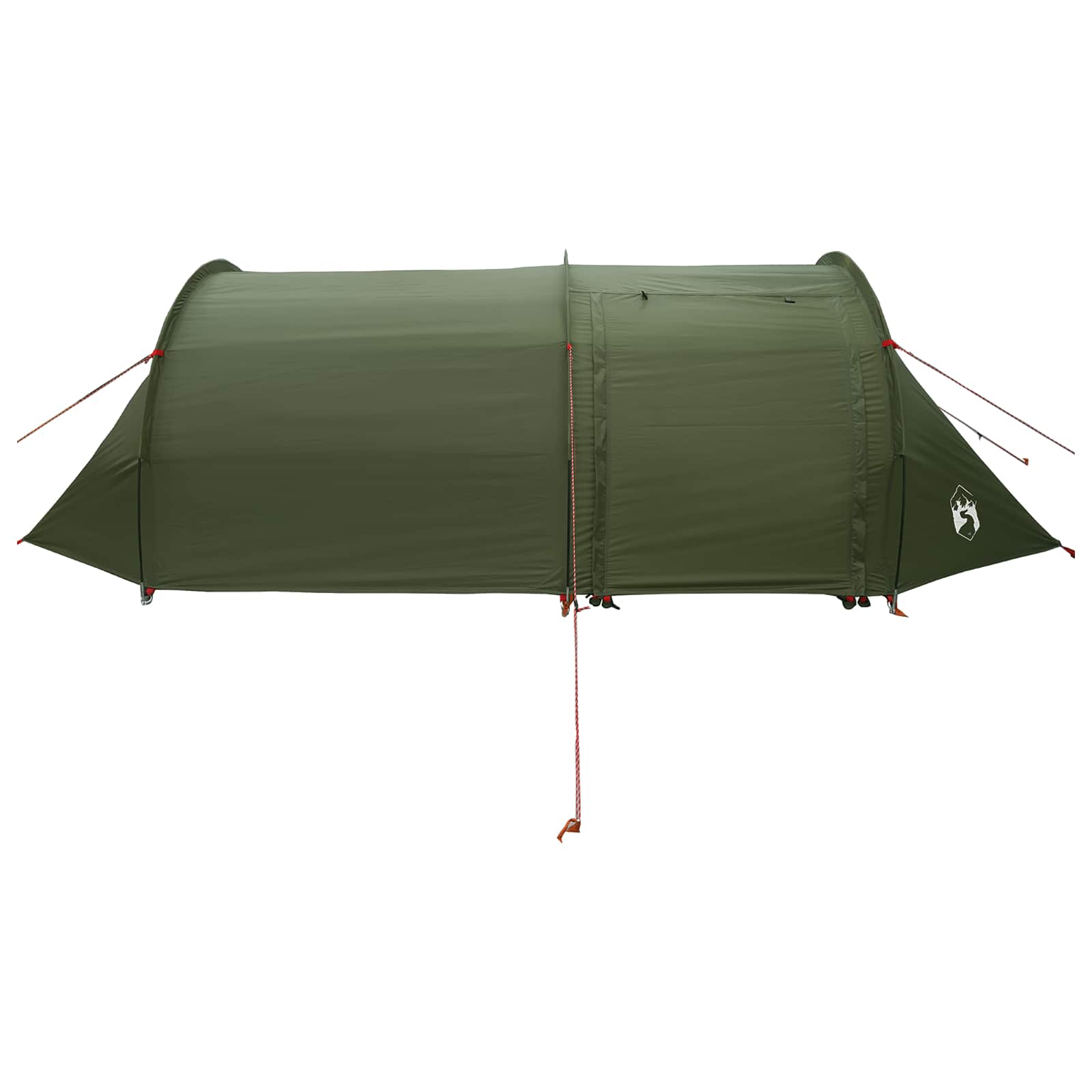 Tunnelzelt 410 x 175 x 105 cm Olivgrün Polyester und Stahl