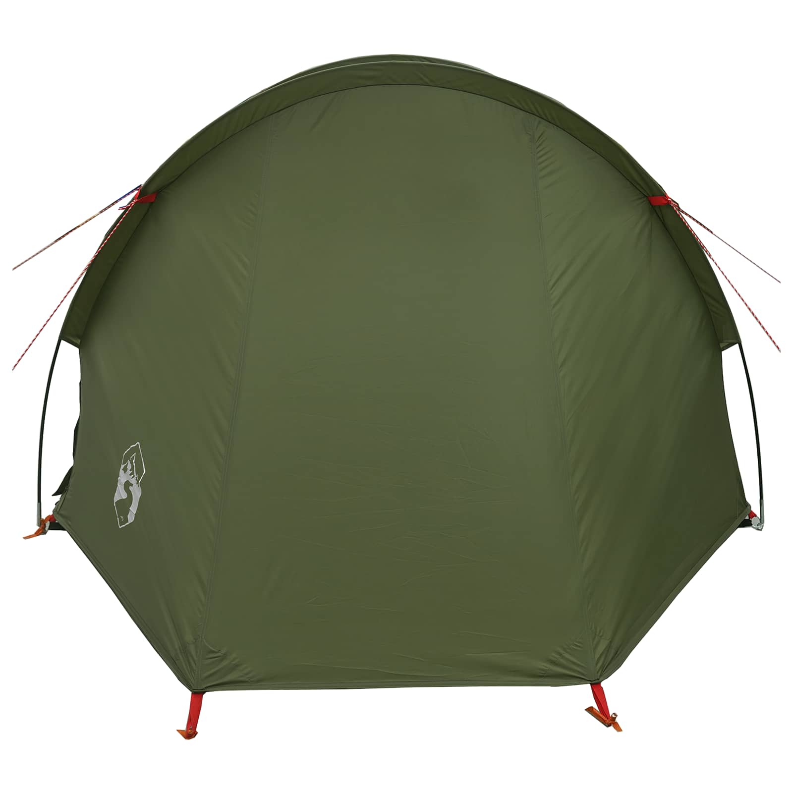 Tunnelzelt 410 x 175 x 105 cm Olivgrün Polyester und Stahl