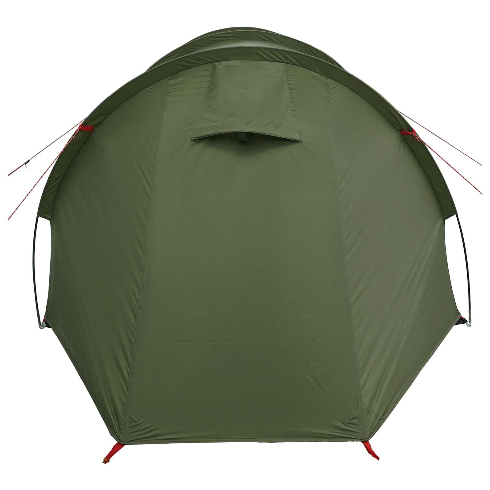 Tunnelzelt 410 x 175 x 105 cm Olivgrün Polyester und Stahl