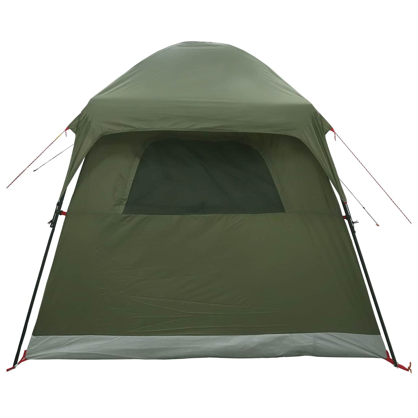 Hütten-Zelt Olive Grün 244 x 213 x 183 cm Polyester und Stahl