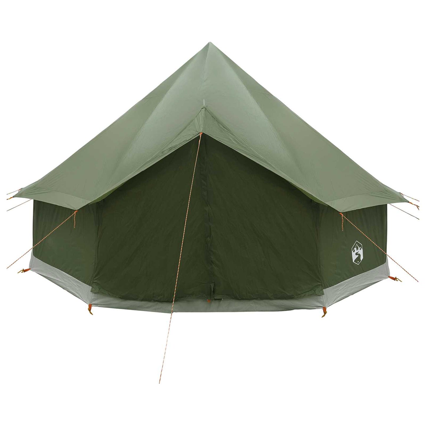 Tipi Zelt 6 Personen Olivgrün Polyester und Stahl
