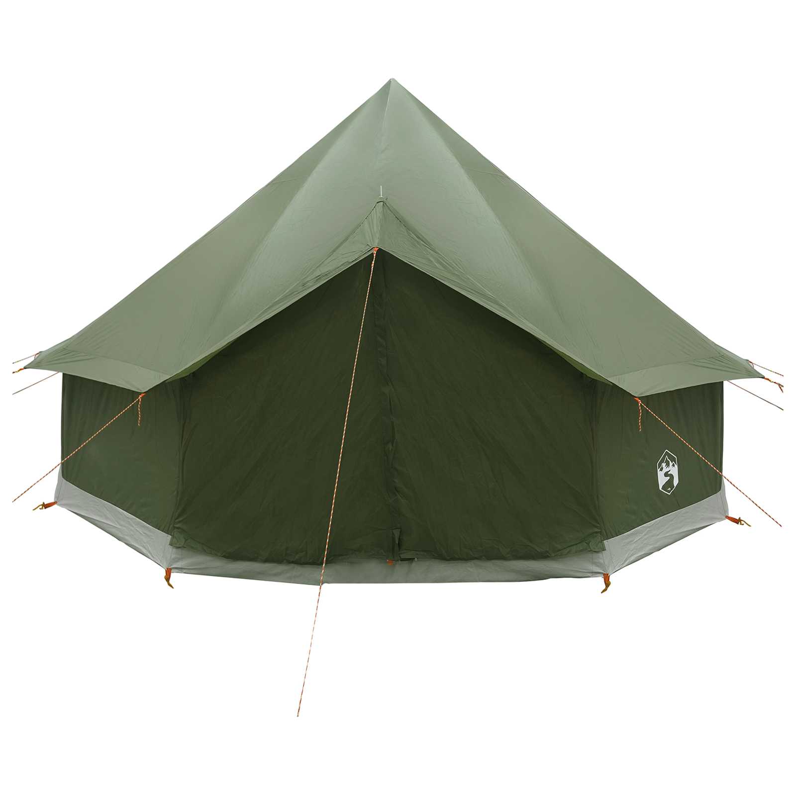 Tipi Zelt 6 Personen Olivgrün Polyester und Stahl
