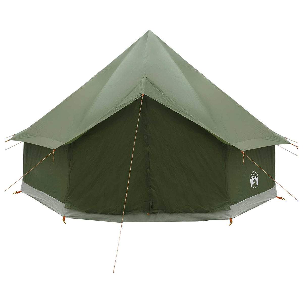 Tipi Zelt 6 Personen Armeegrün Polyester und Stahl