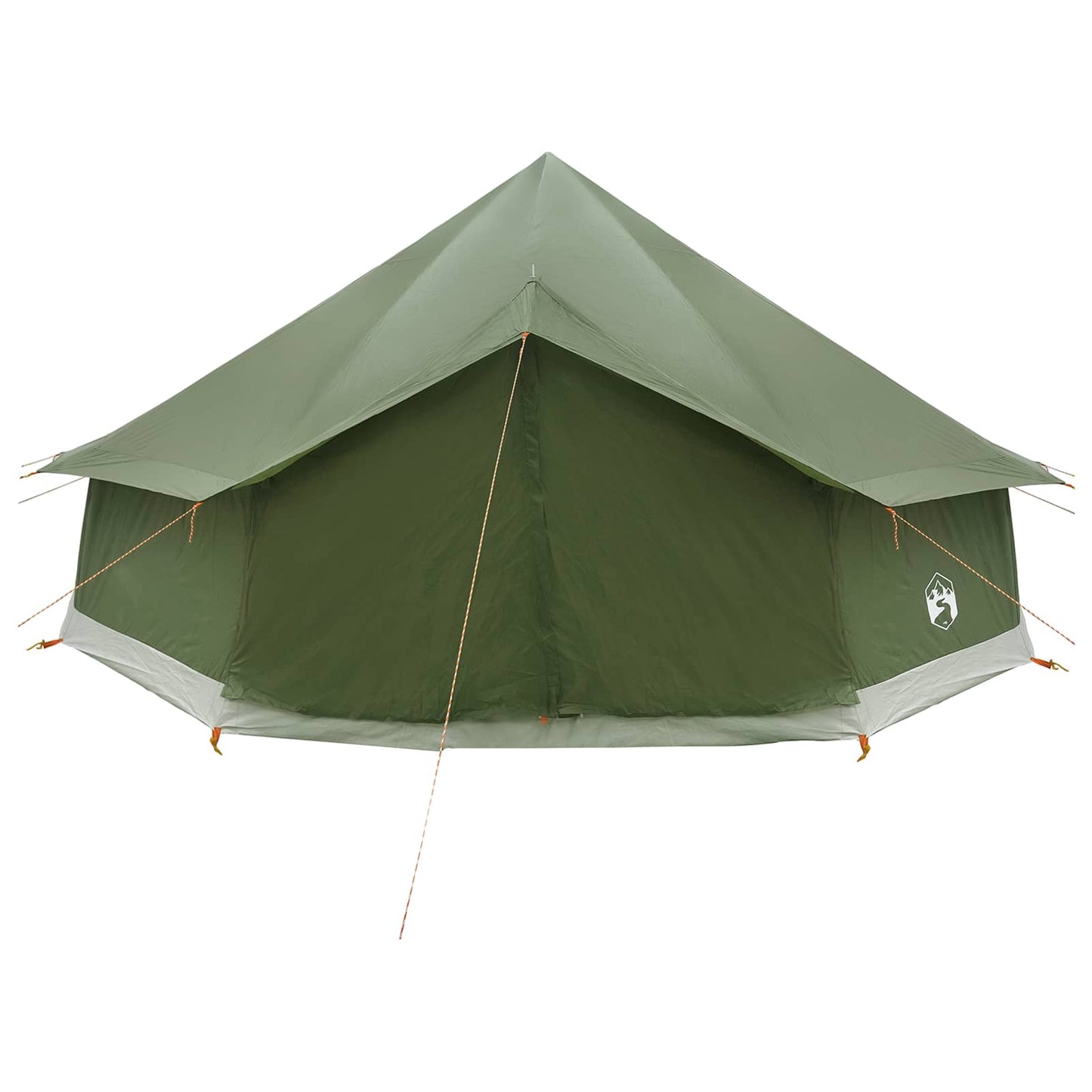 Tipi Zelt 12 Personen Olivgrün Polyester und Stahl
