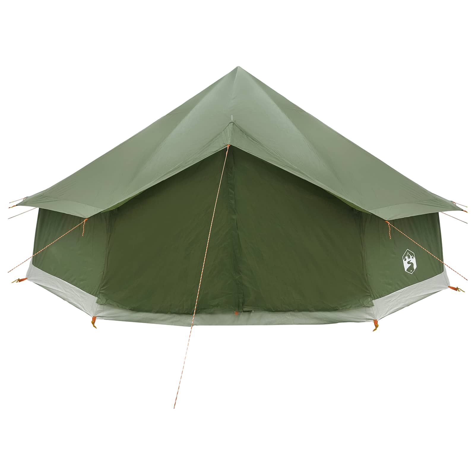 Tipi Zelt 12 Personen Olivgrün Polyester und Stahl