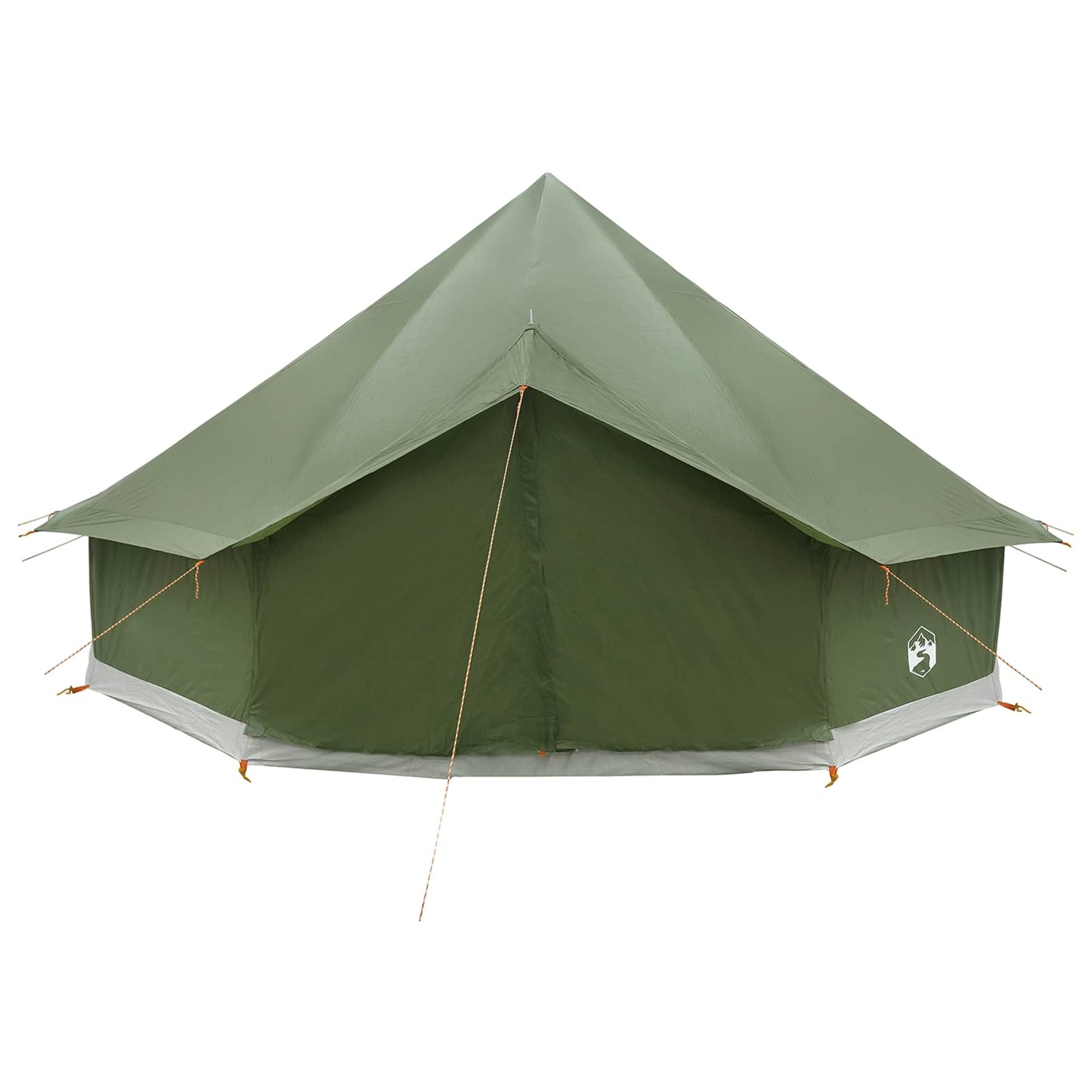 Tipi Zelt 10 Personen Olivgrün Polyester und Stahl