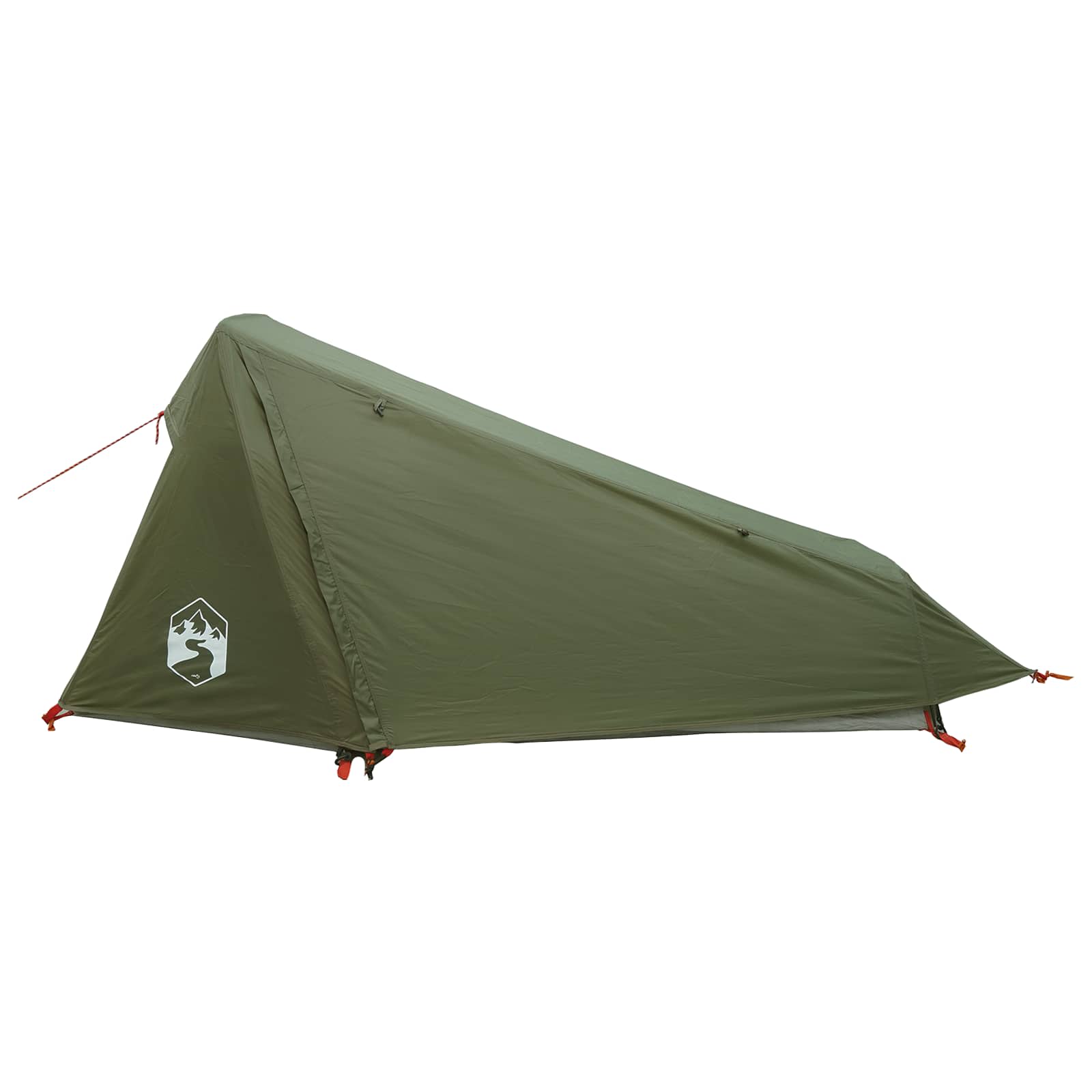 Tunnelzelt 215 x 100 x 90 cm Olivgrün Polyester und Stahl