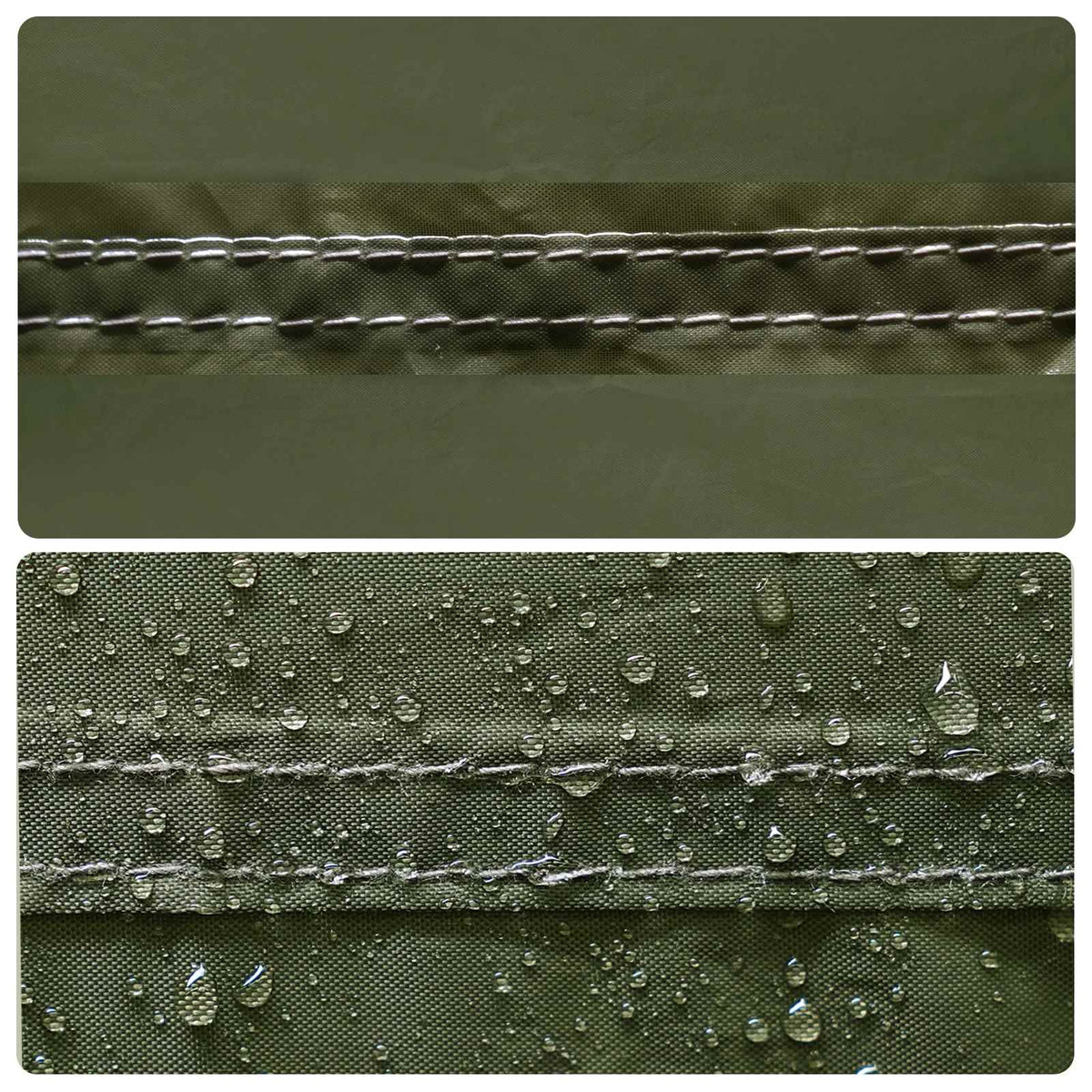 Tunnelzelt 3 Personen Olive Grün Polyester und Stahl