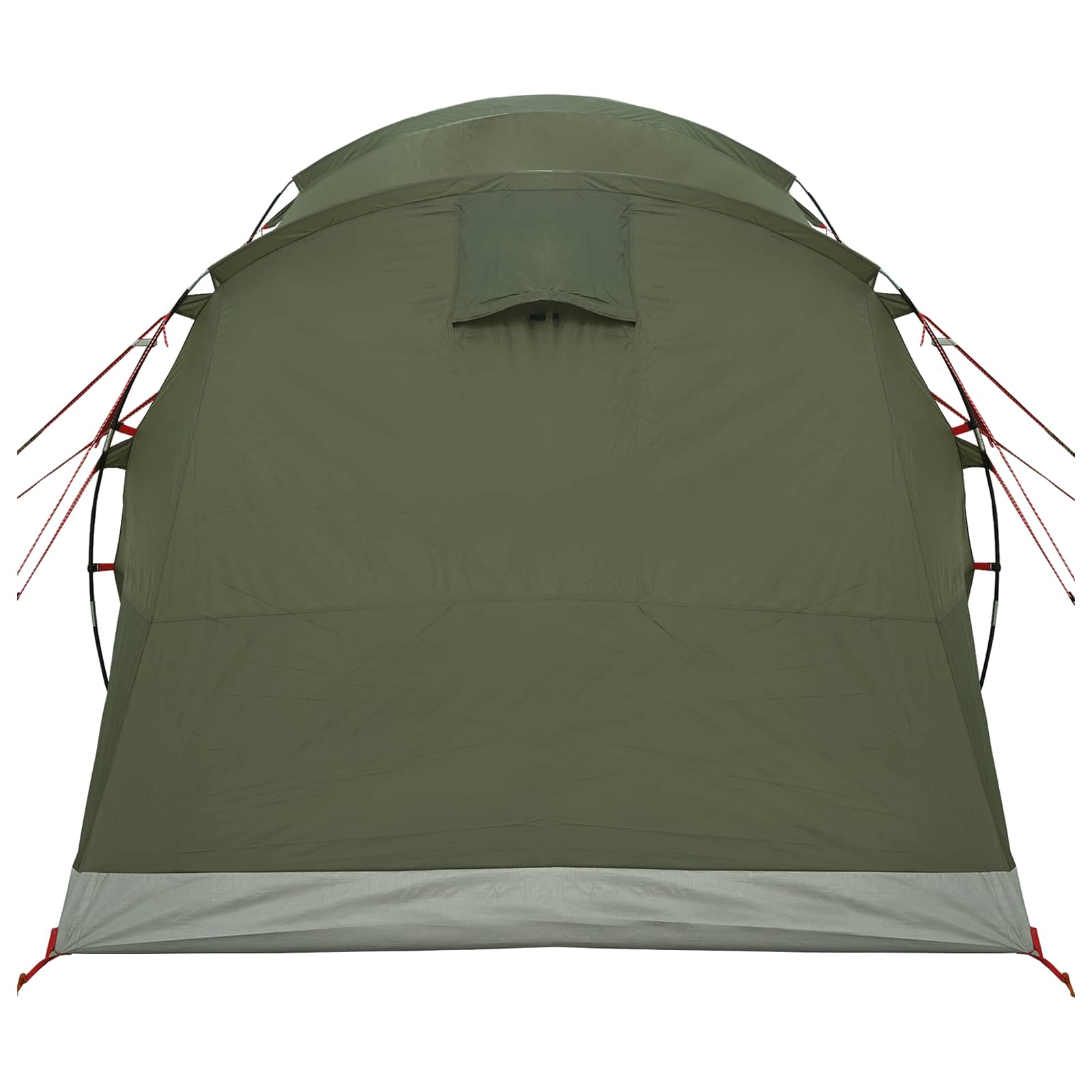 Tunnelzelt Olive Grün 400 x 260 x 200 cm Polyester und Stahl