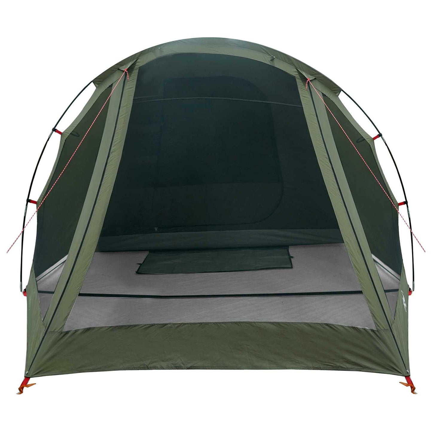 Hütten-Zelt 4 Personen Olivgrün Polyester und Stahl