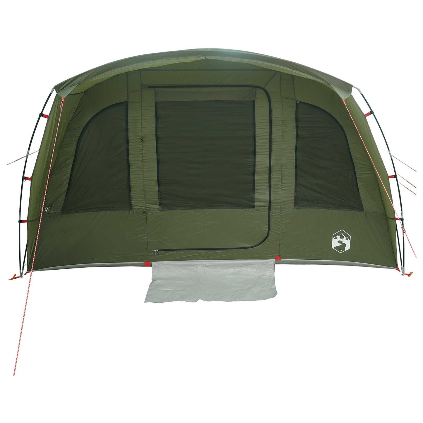 Tunnelzelt 427 x 315 x 178 cm Olivgrün Polyester und Stahl