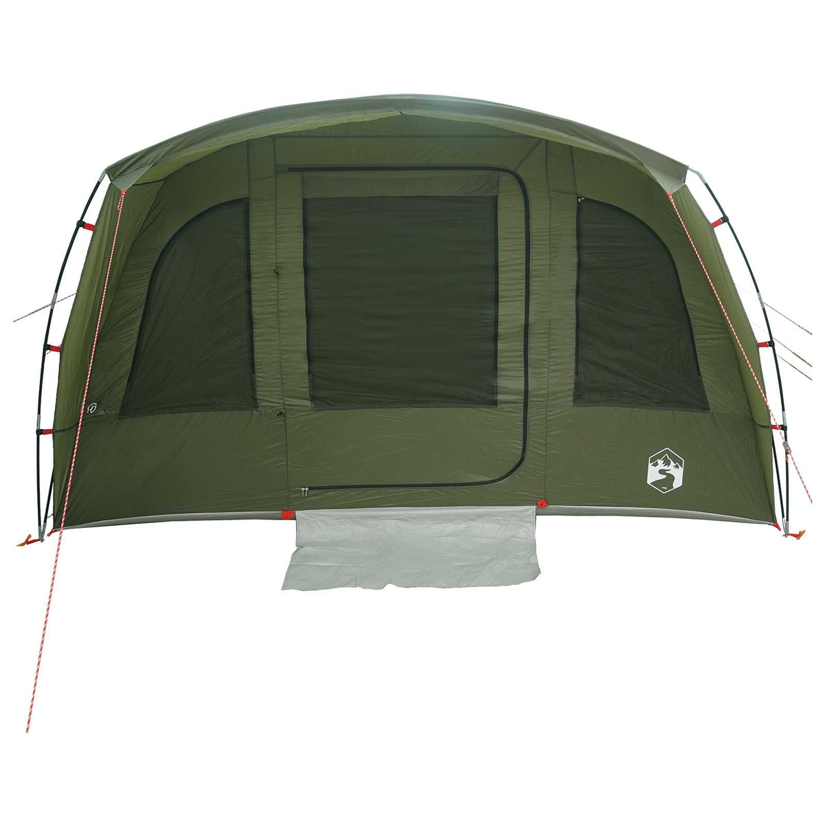 Tunnelzelt Olivgrün 427 x 315 x 178 cm Polyester und Stahl