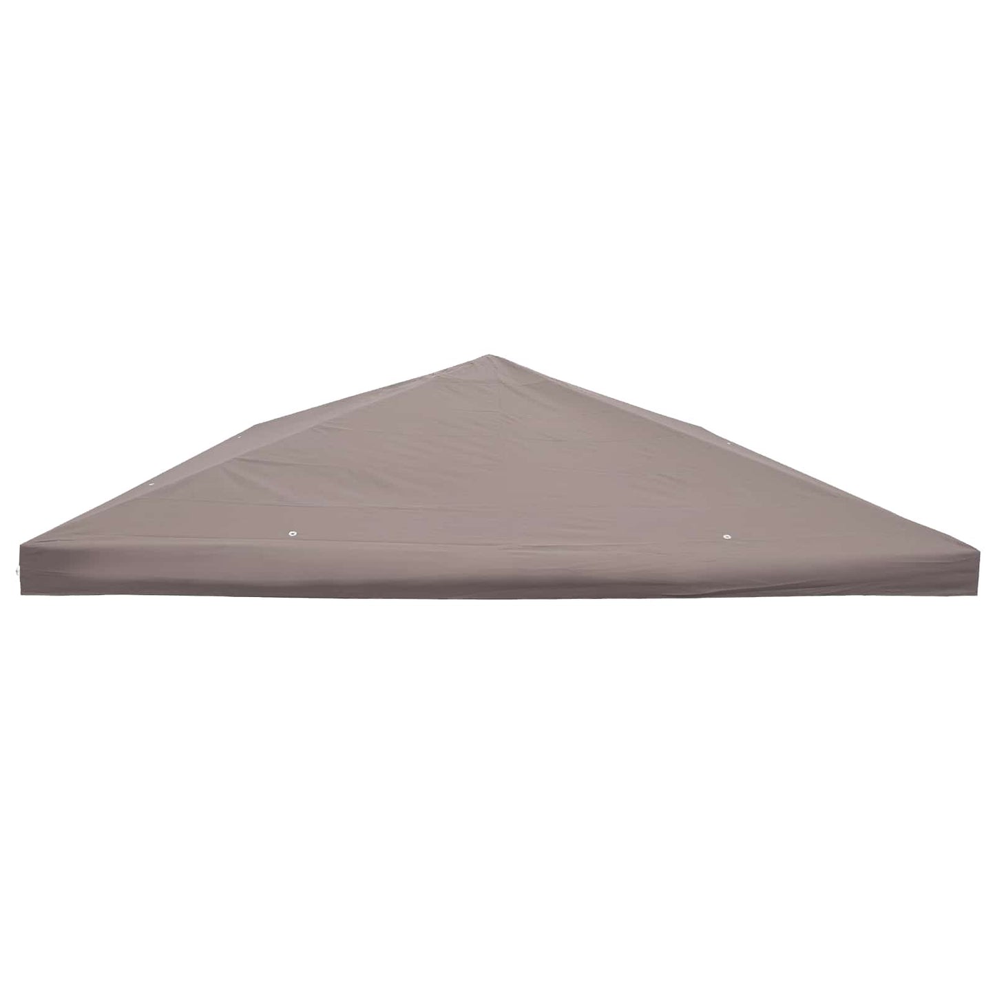 Pavillon Abdeckung 300 x 300 cm Taupe Polyester und Stahl