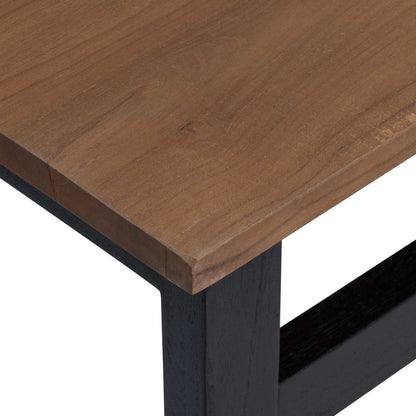 Schreibtisch Natur Massivholz Teak 100 x 45 x 75cm