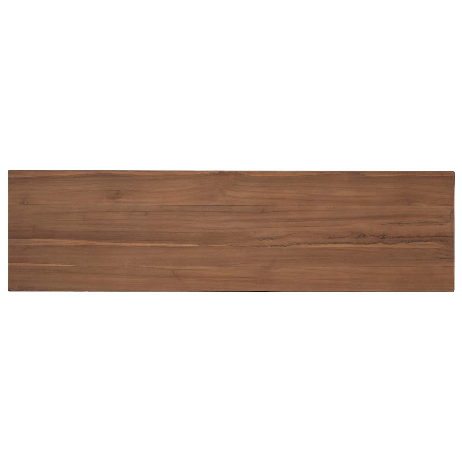 TV-Schrank 110 x 30 x 40 cm Natur Massivholz Teak