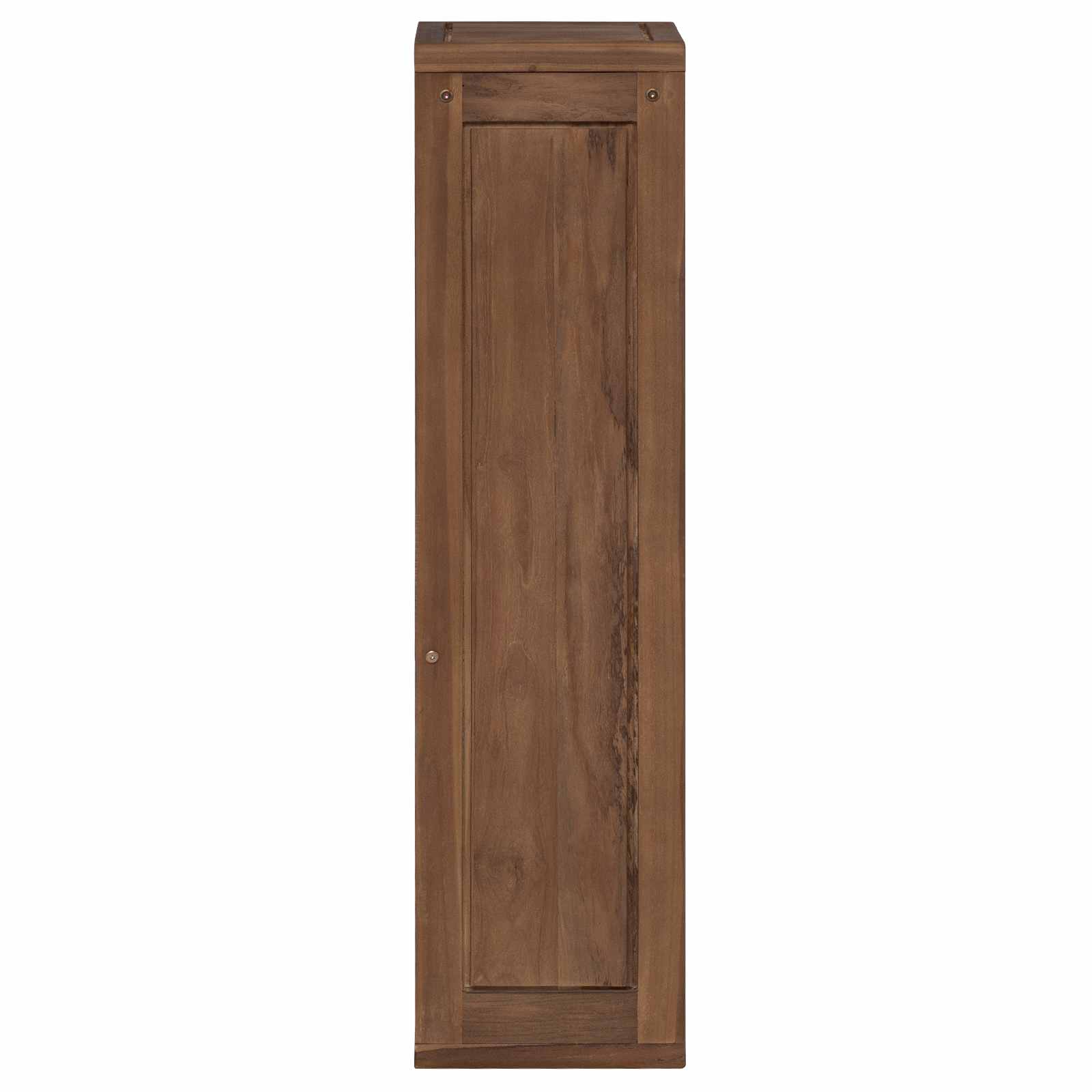 Badezimmer Seitenregal Natur 25 x 25 x 100 cm Massivholz Teak
