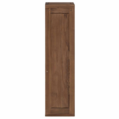 Badezimmer Seitenregal Natur 25 x 25 x 100 cm Massivholz Teak