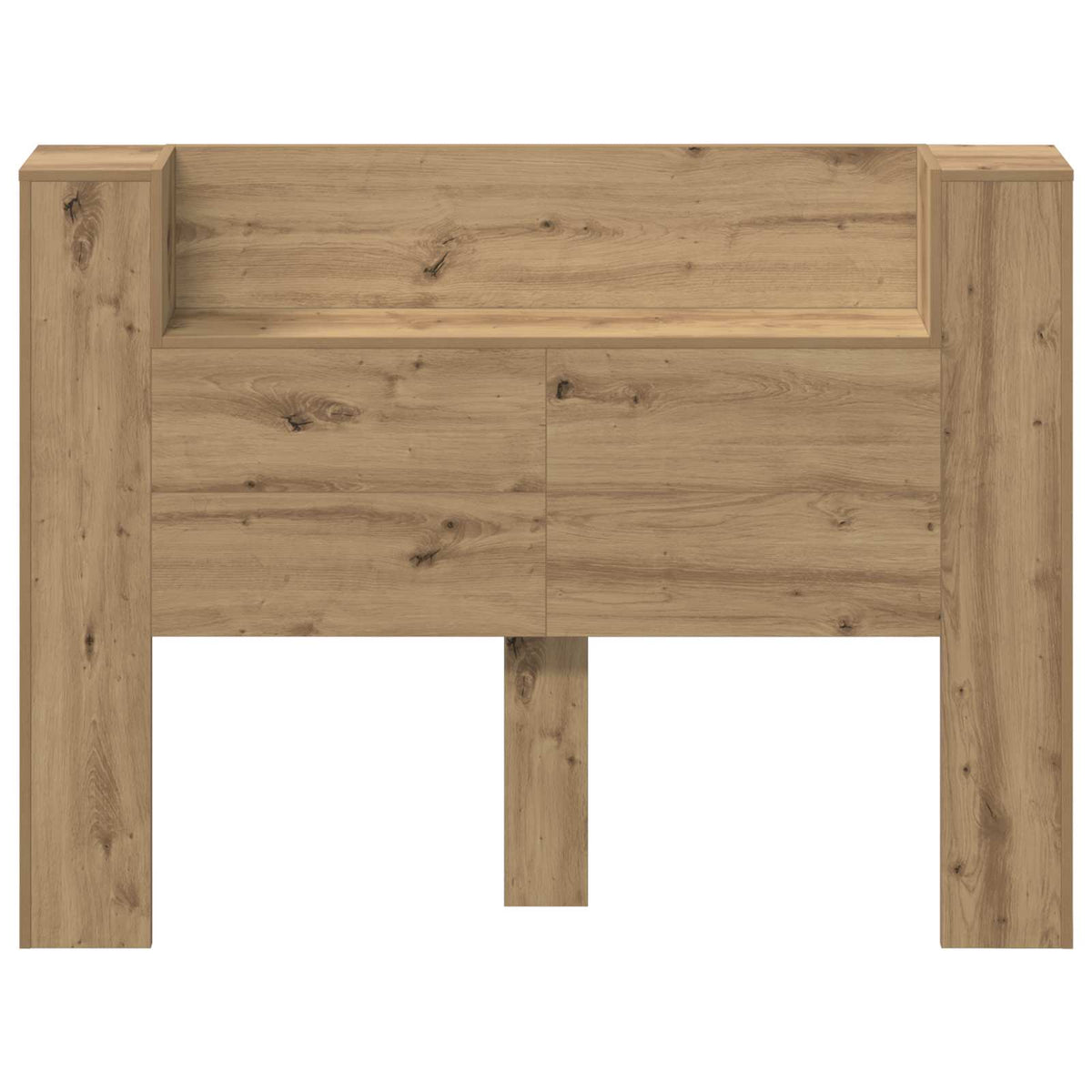 Kopfteil-Schrank mit LED Artisan-Eiche Holzwerkstoff