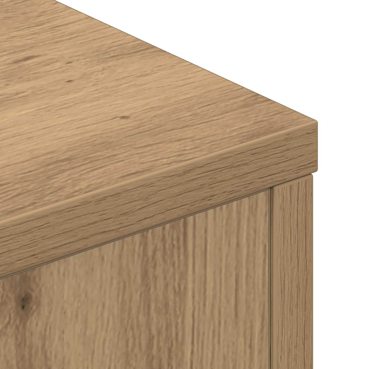 Kopfteil-Schrank mit LED Artisan-Eiche Holzwerkstoff