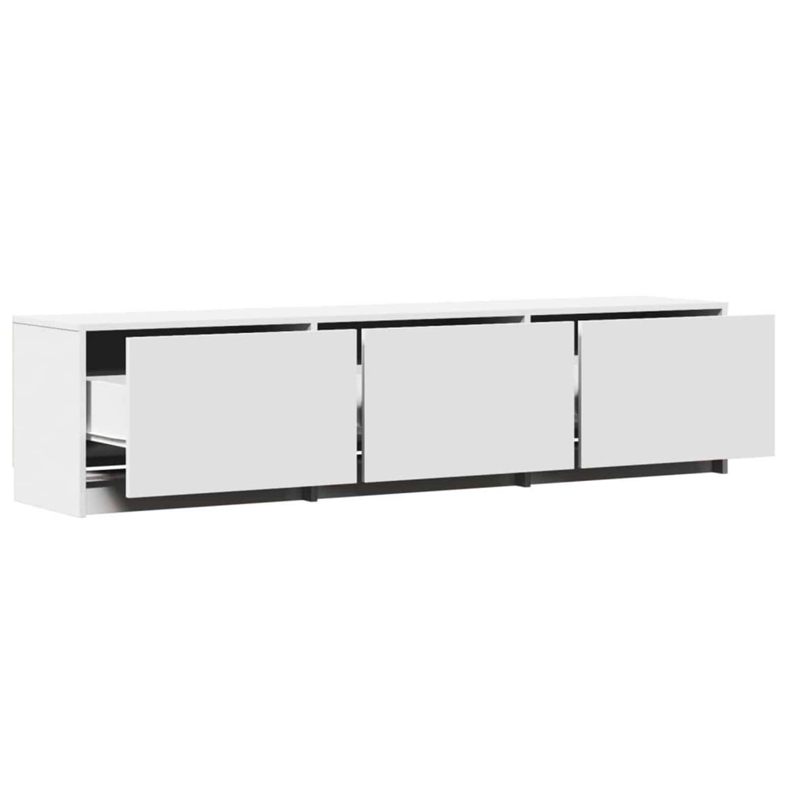 TV-Schränk Weiß Holzwerkstoff
