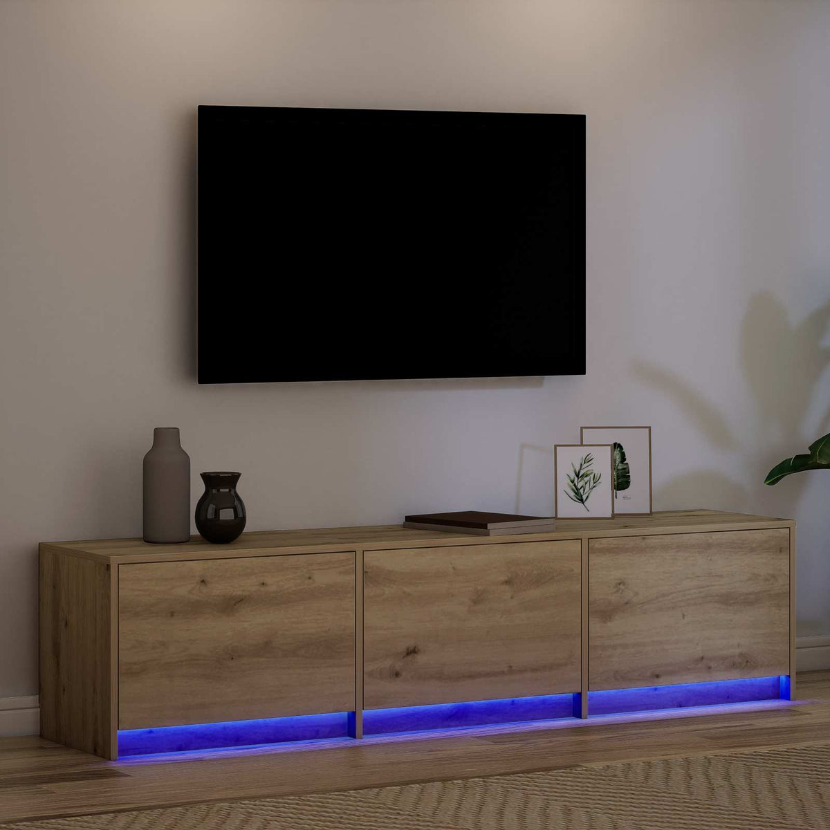 TV-Schränk Artisan-Eiche Holzwerkstoff
