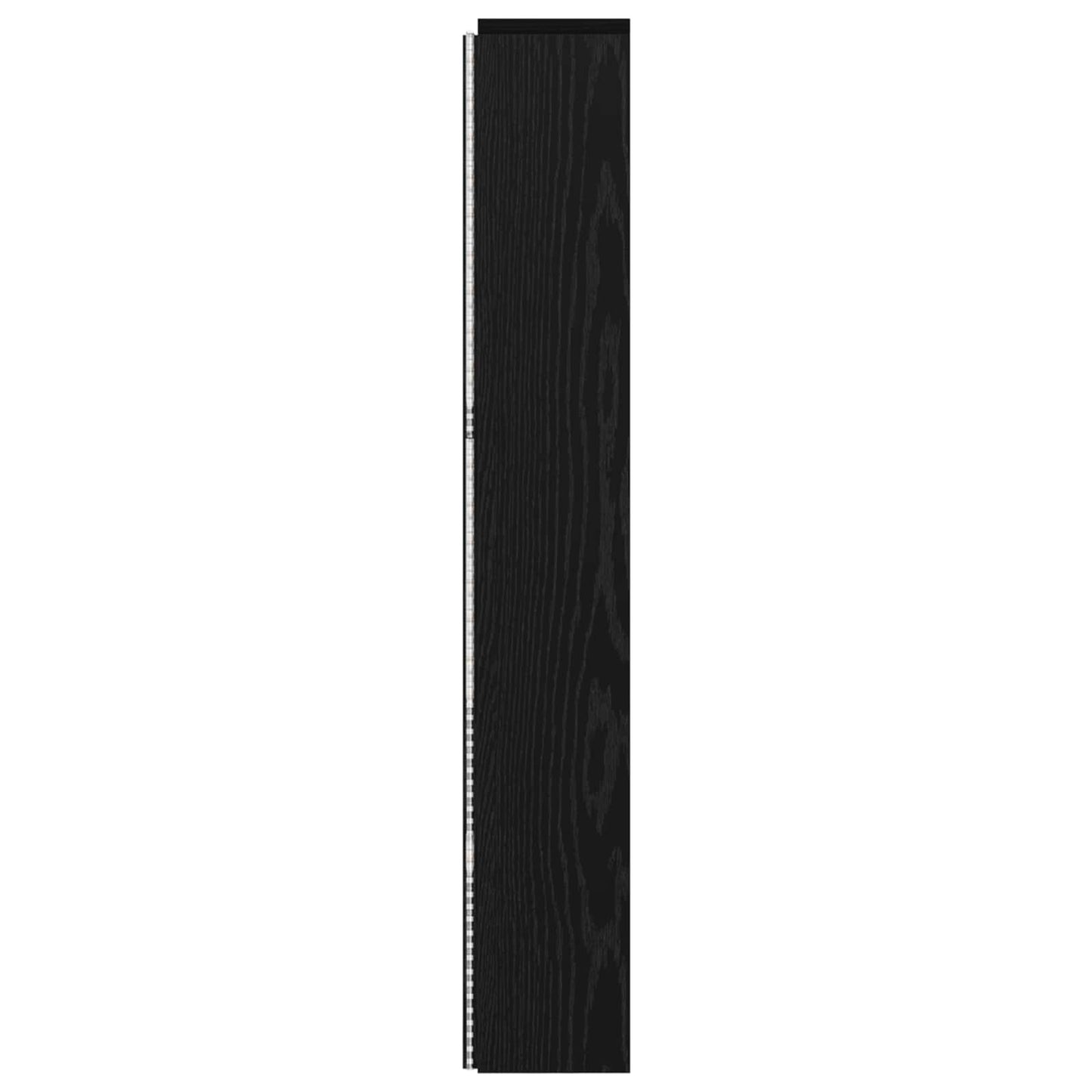 Kopfteil-Schrank mit LED Schwarze Eiche Holzwerkstoff