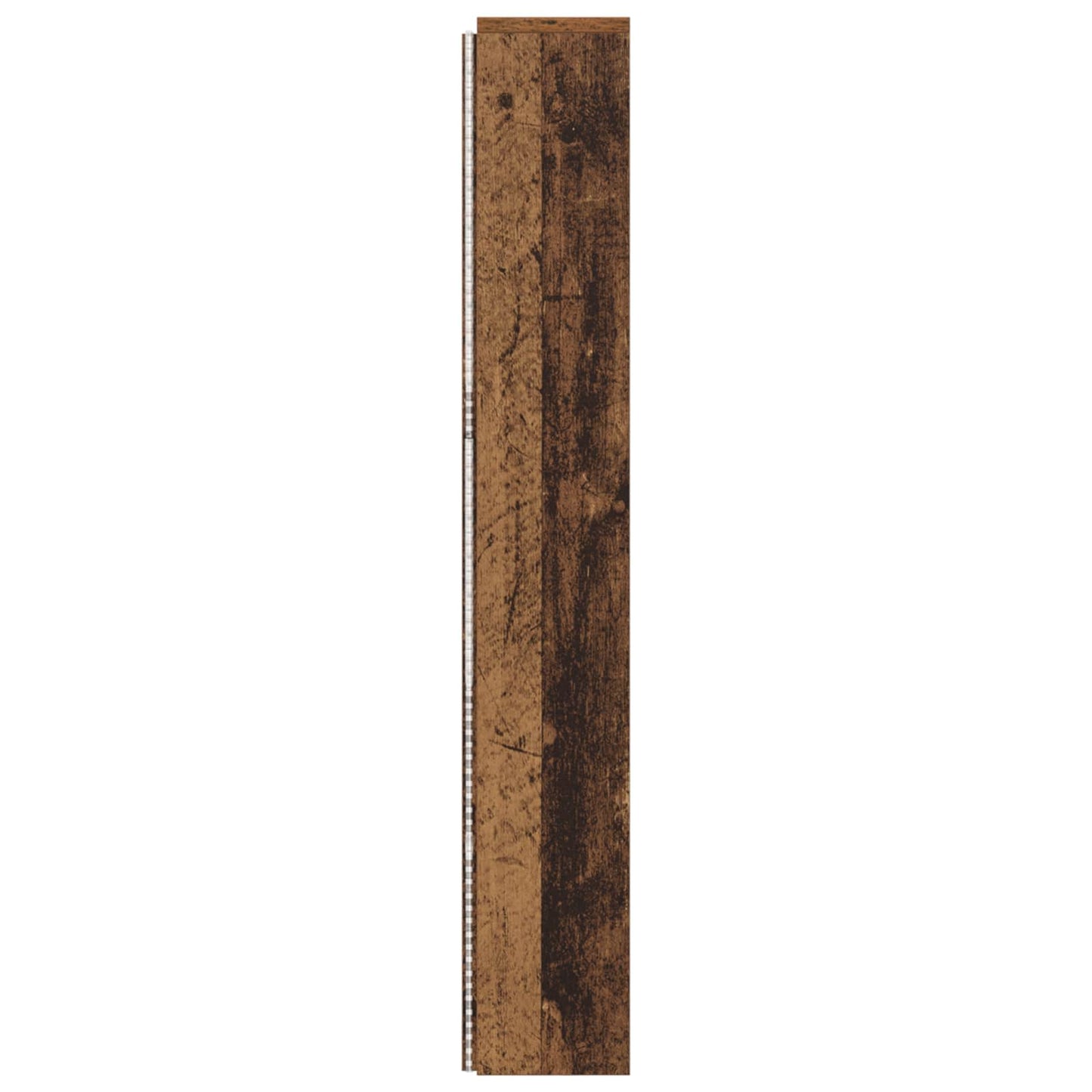 Kopfteil-Schrank mit LED Altholz Holzwerkstoff