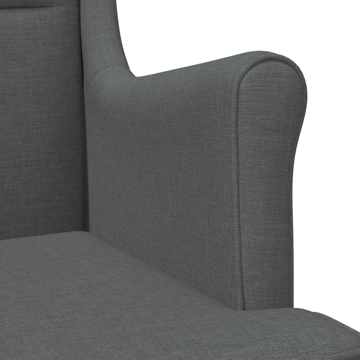 Sessel Dunkelgrau Stoff