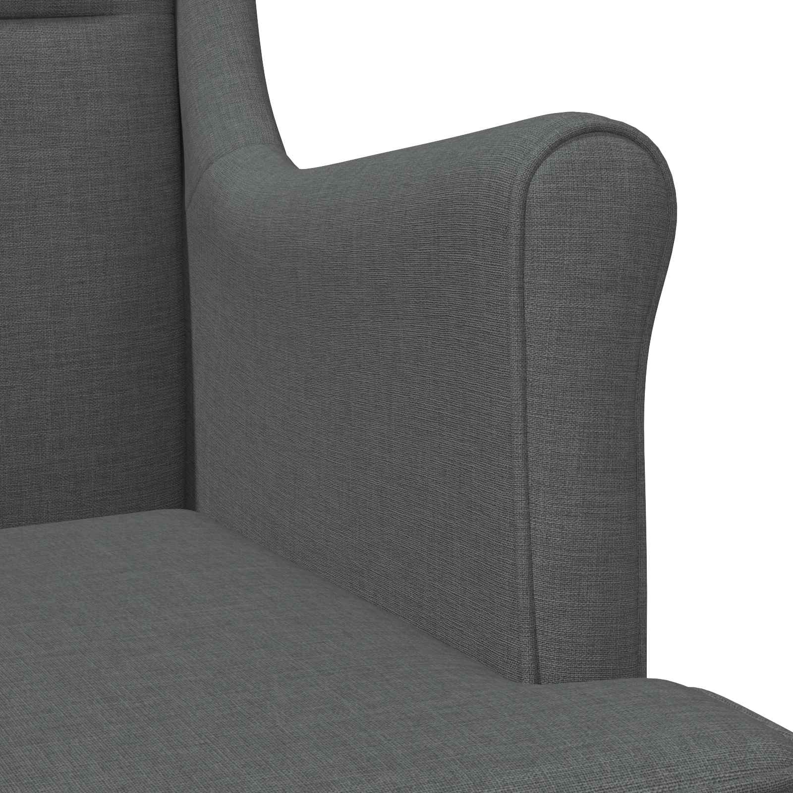 Sessel Dunkelgrau Stoff
