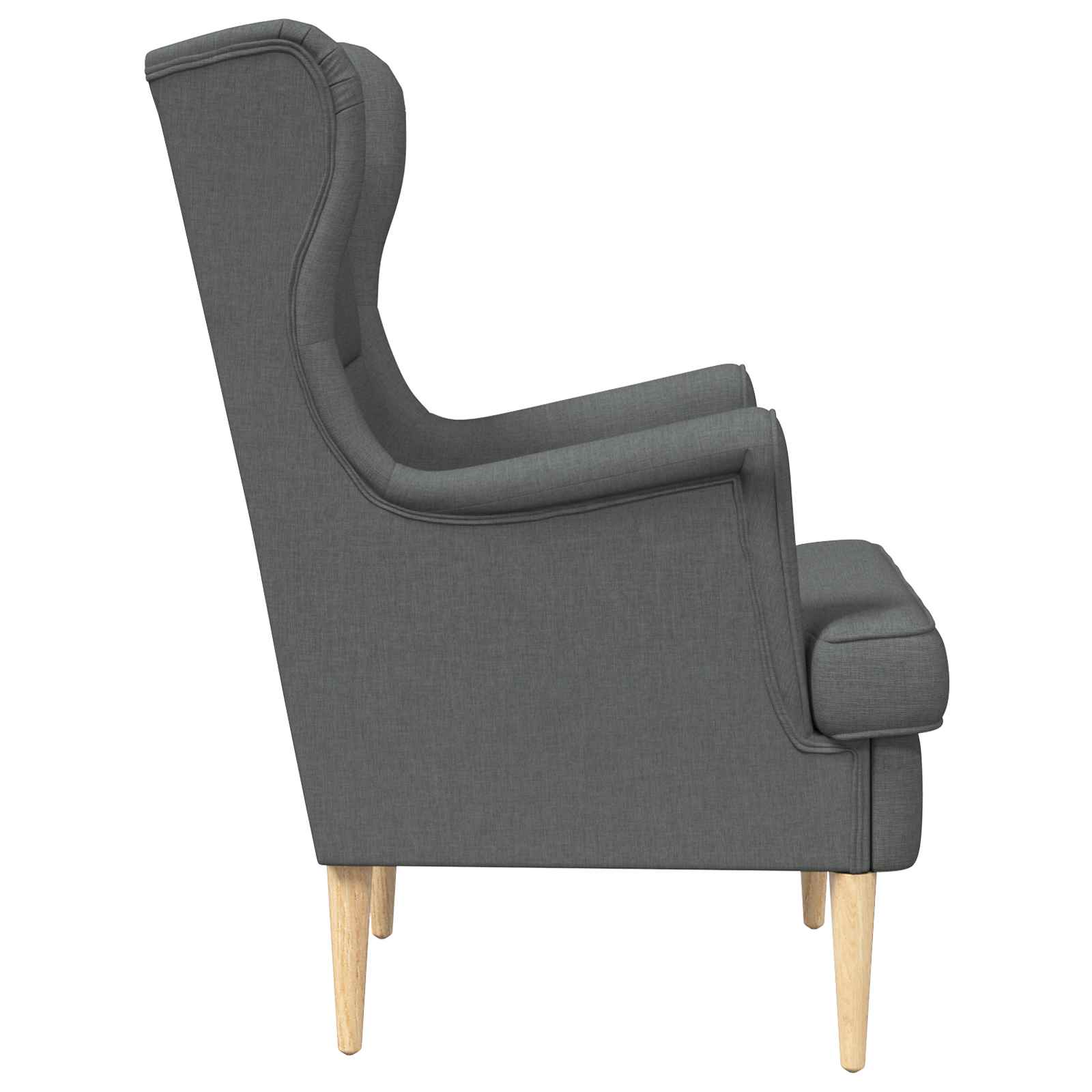 Sessel Dunkelgrau Stoff