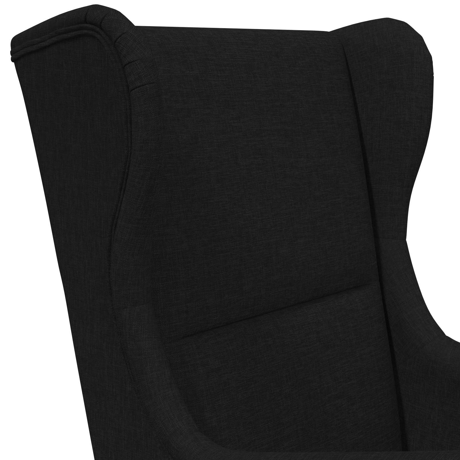 Sessel Schwarz Stoff