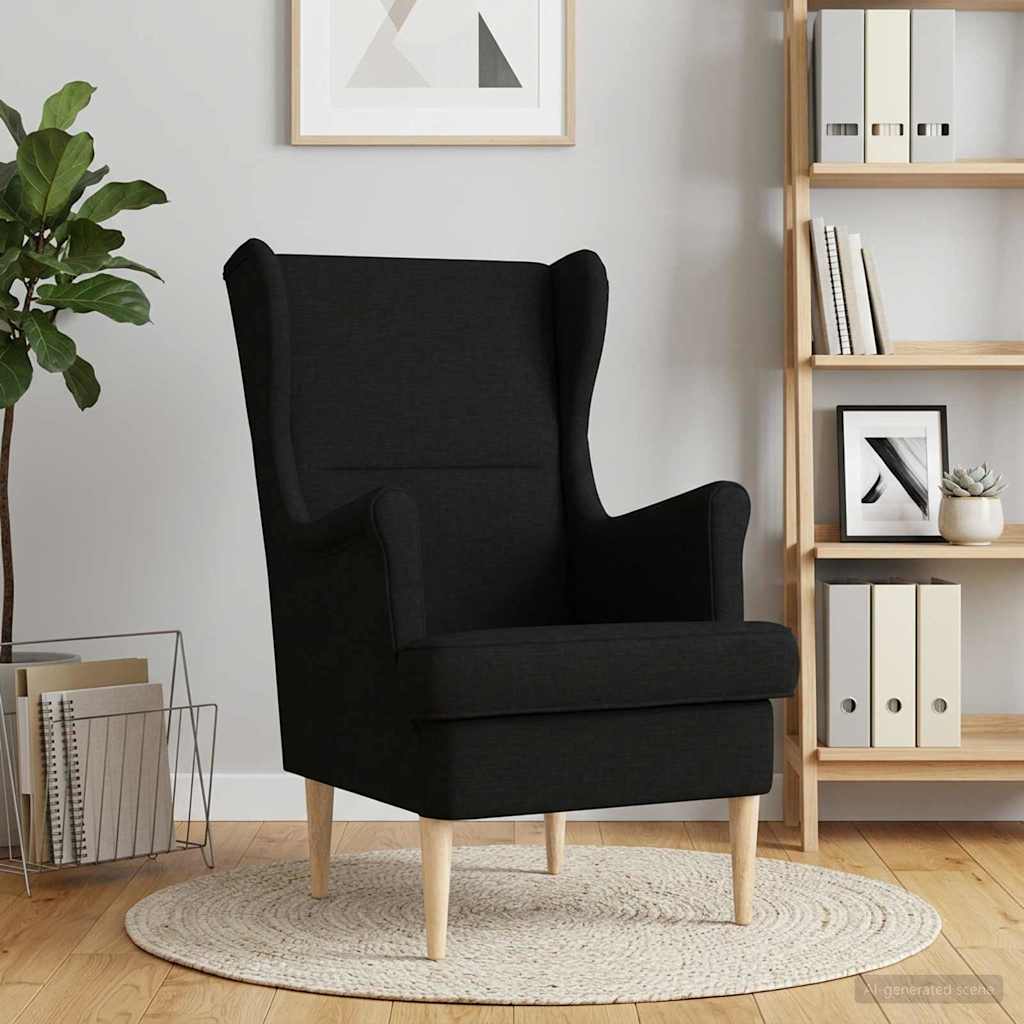 Sessel Schwarz Stoff
