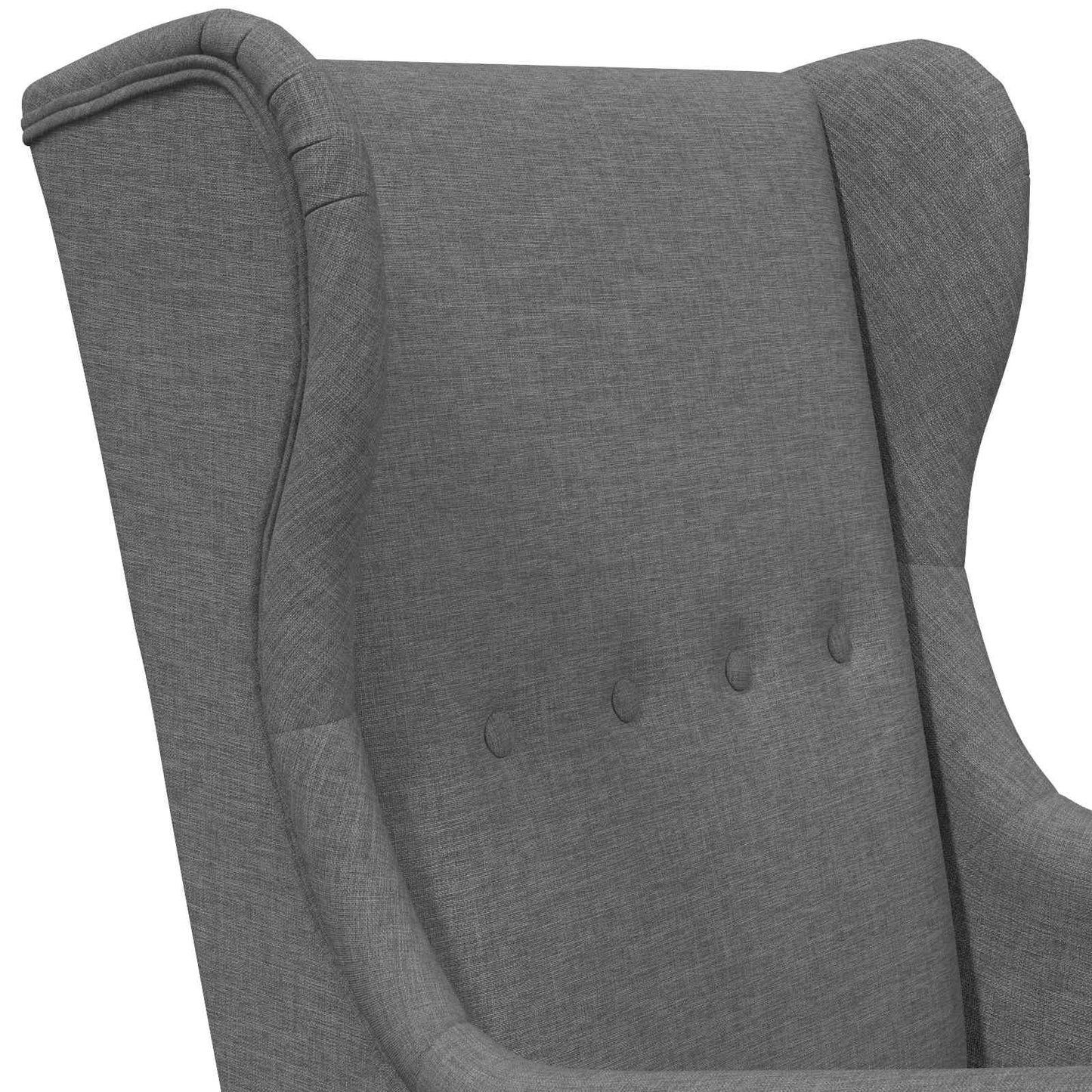 Sessel Dunkelgrau Stoff