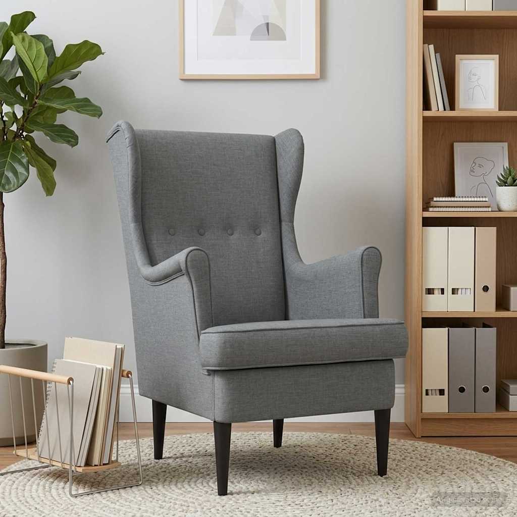 Sessel Dunkelgrau Stoff