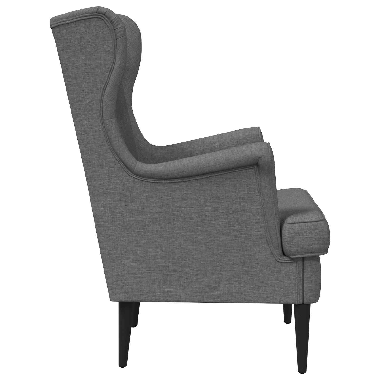 Sessel Dunkelgrau Stoff